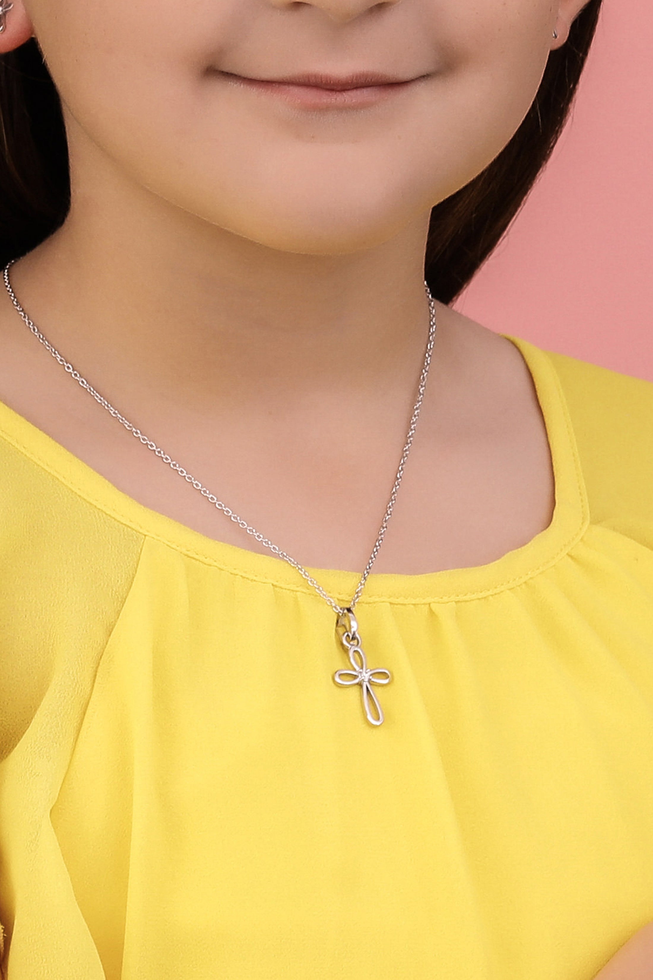 Silver Cross Necklace