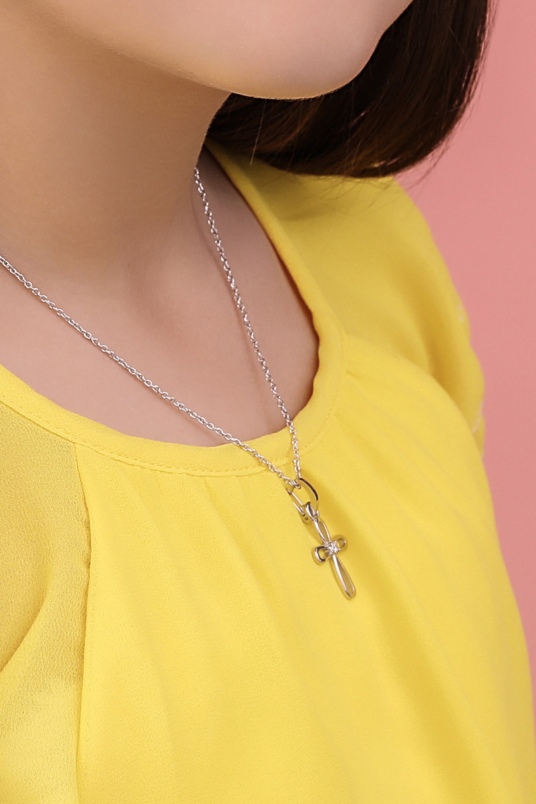 Silver Cross Necklace