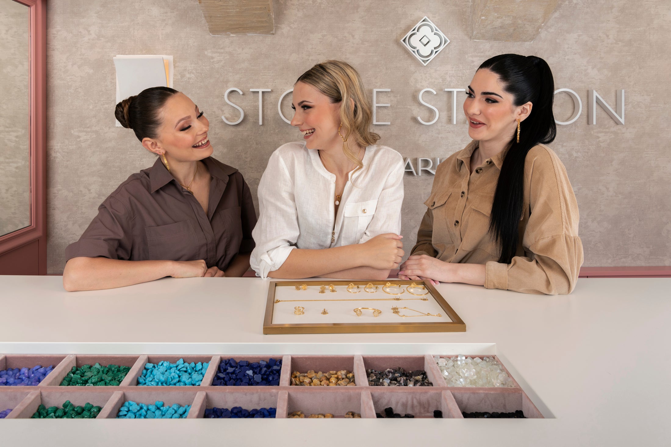 Bridal Party Stone Station Experience