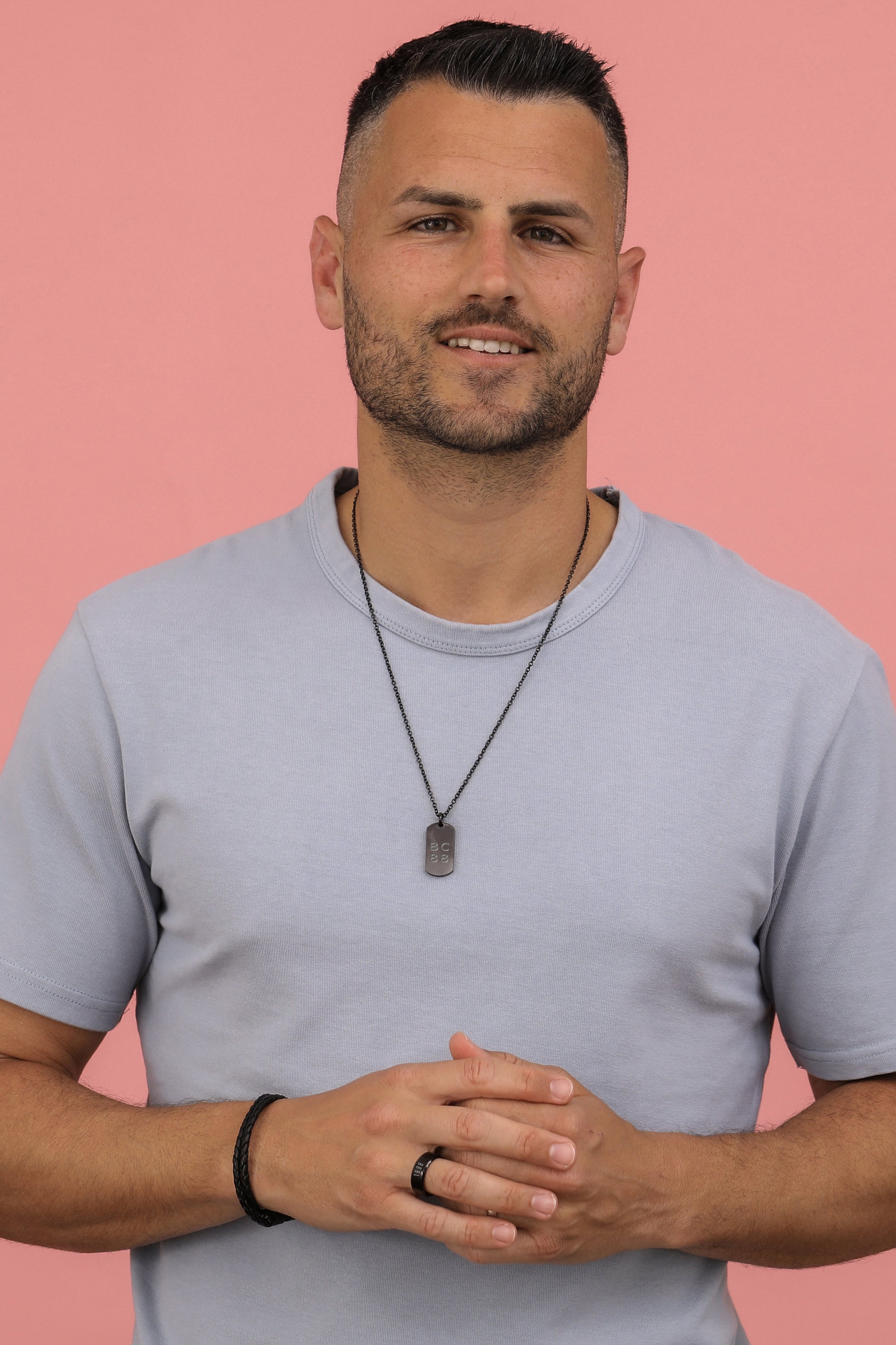 Black Carisma Tag Pendant