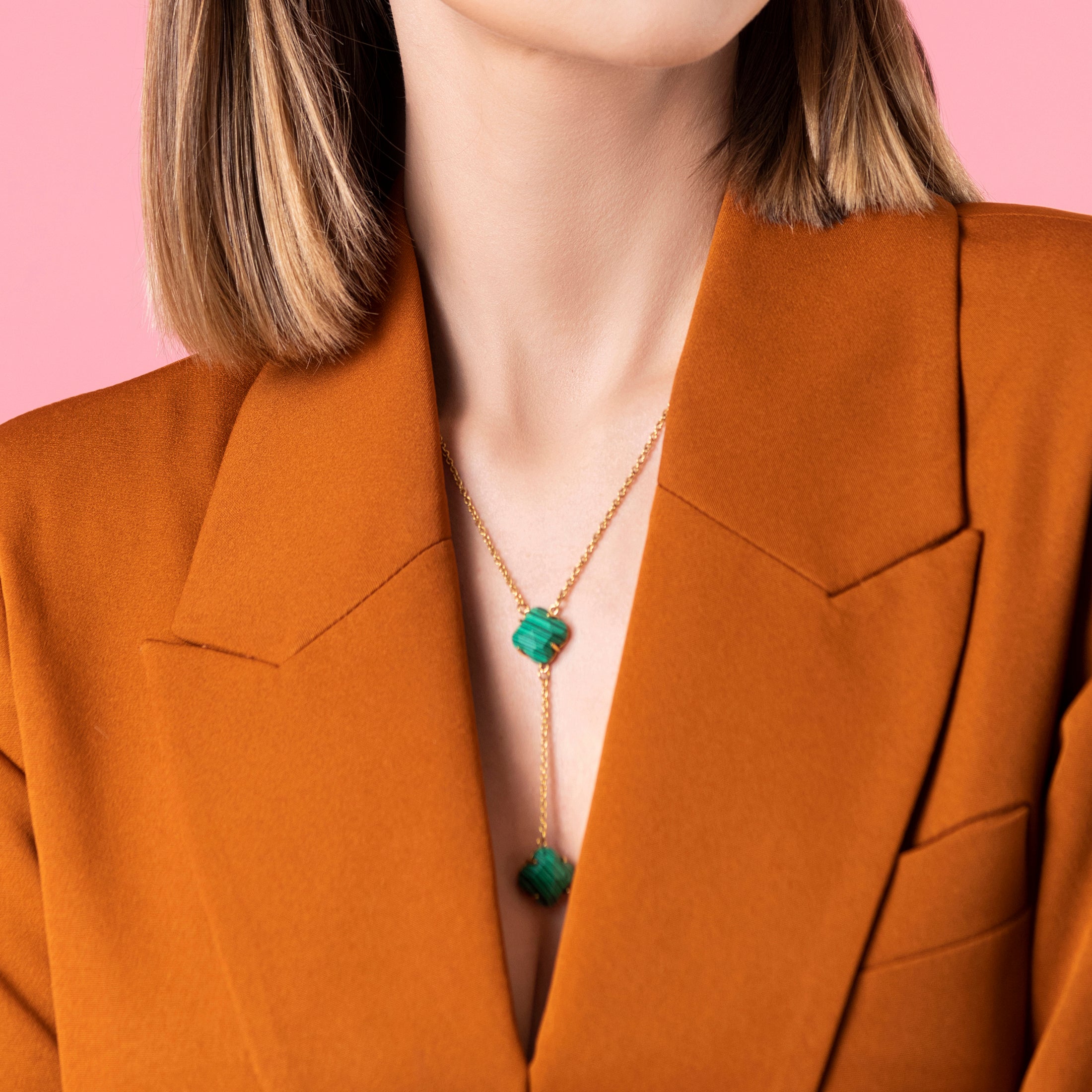 Stone Station Necklace