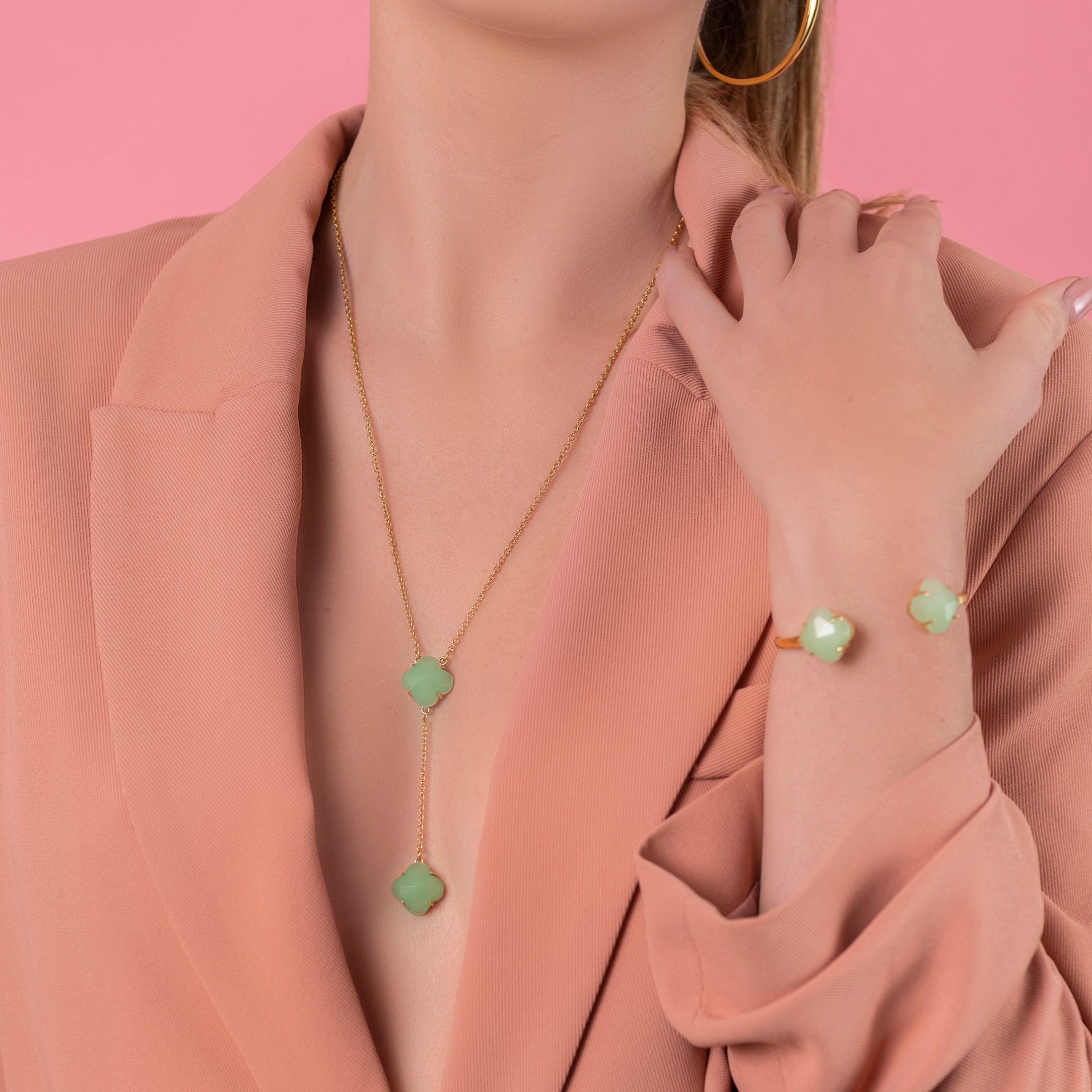 Stone Station Necklace