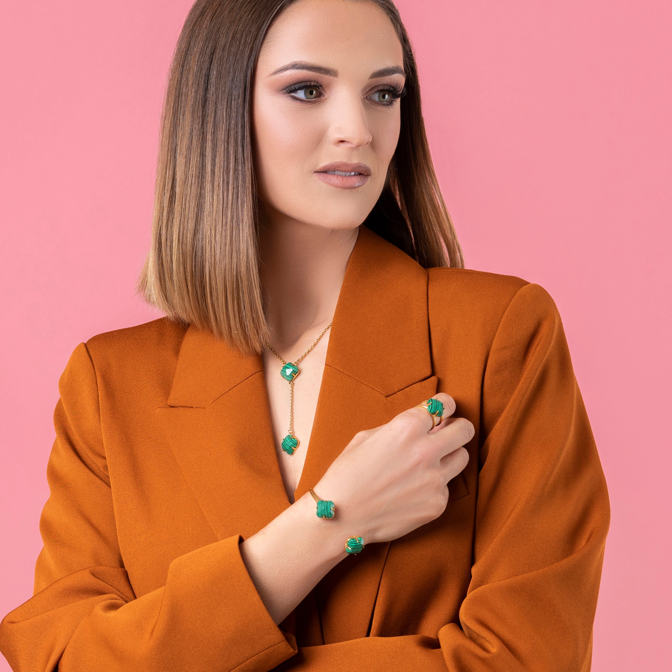 Stone Station Necklace