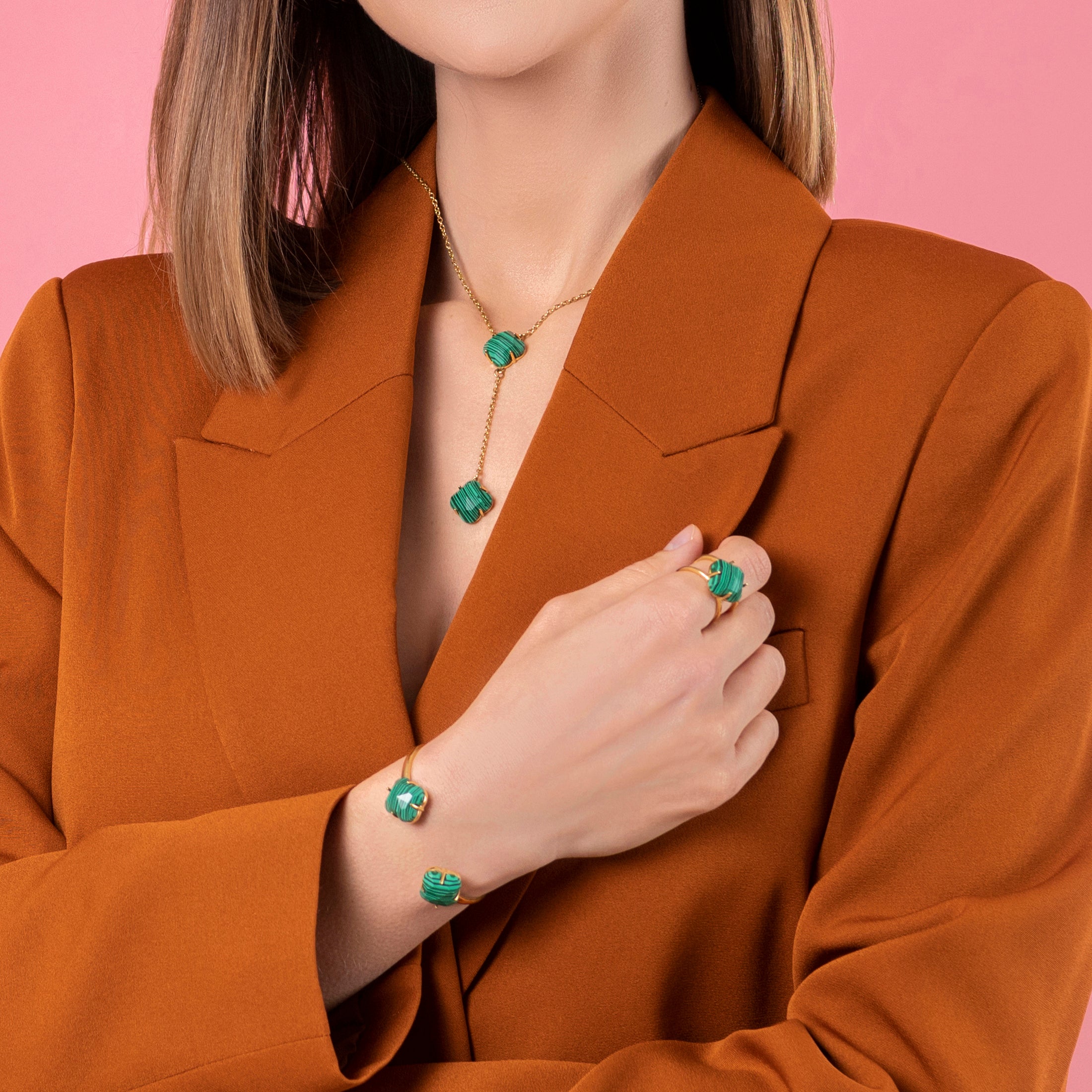 Stone Station Necklace