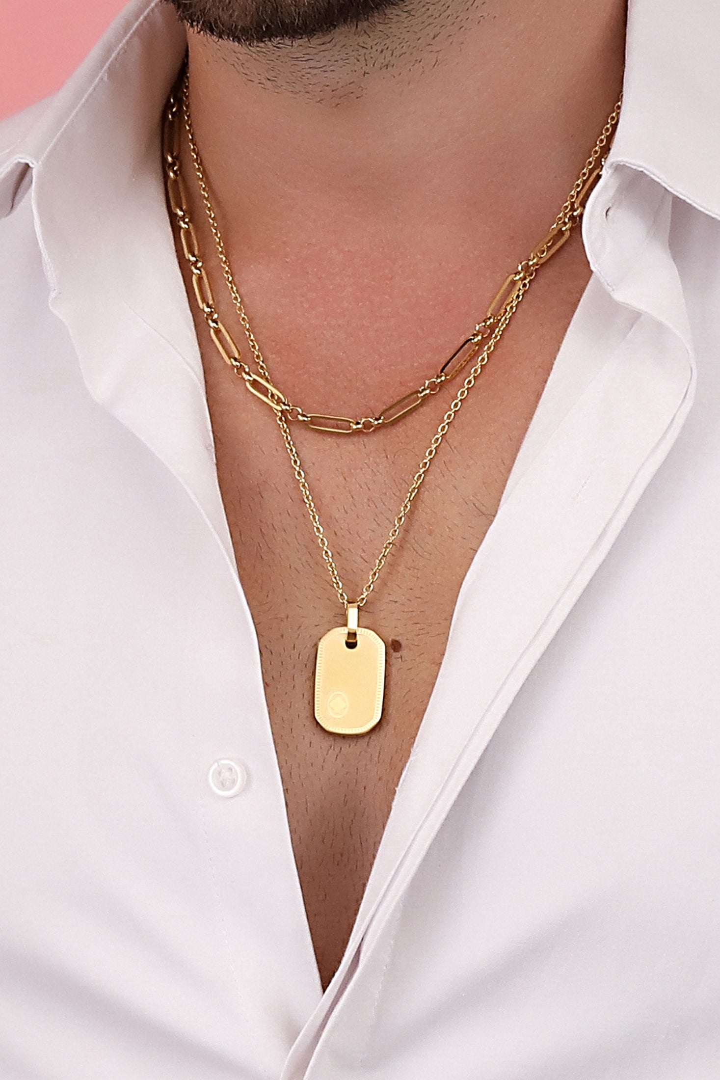 Carisma Logo Tag Engravable Pendant