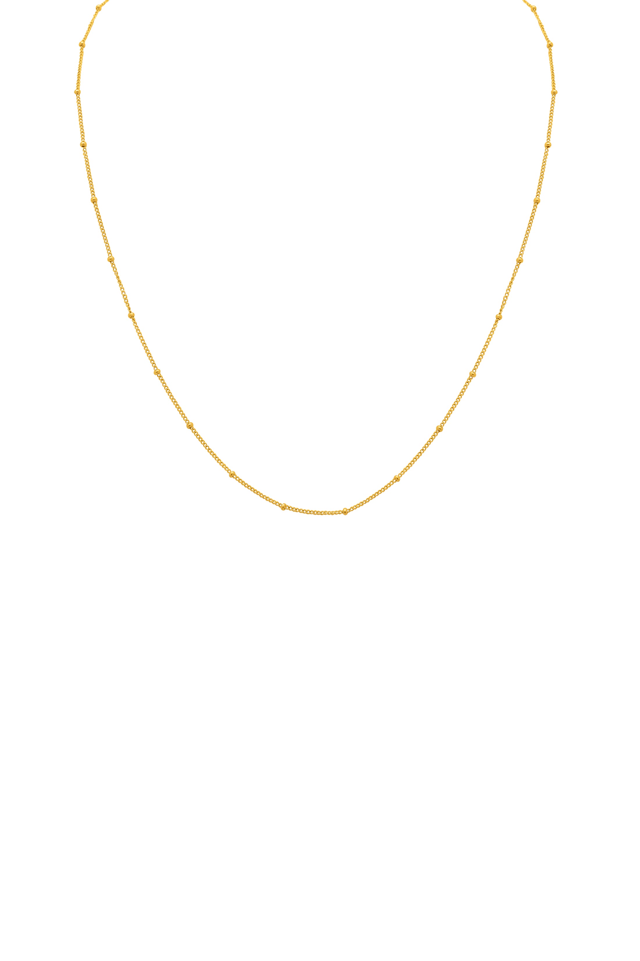 Thin Ball Chain Necklace