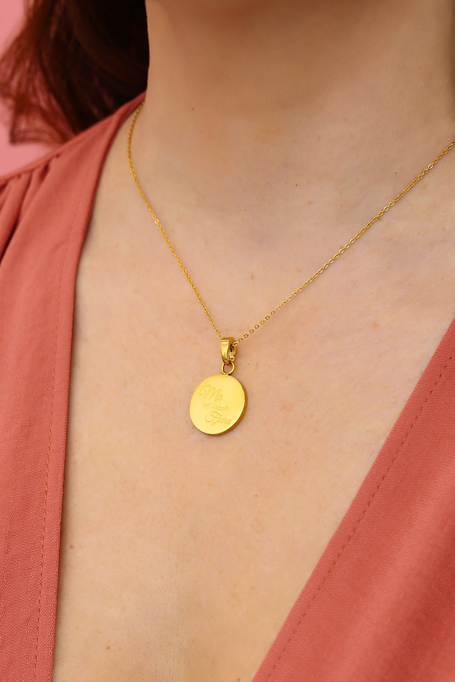 "Ma inti l-isbaħ Fjura" Engravable Pendant