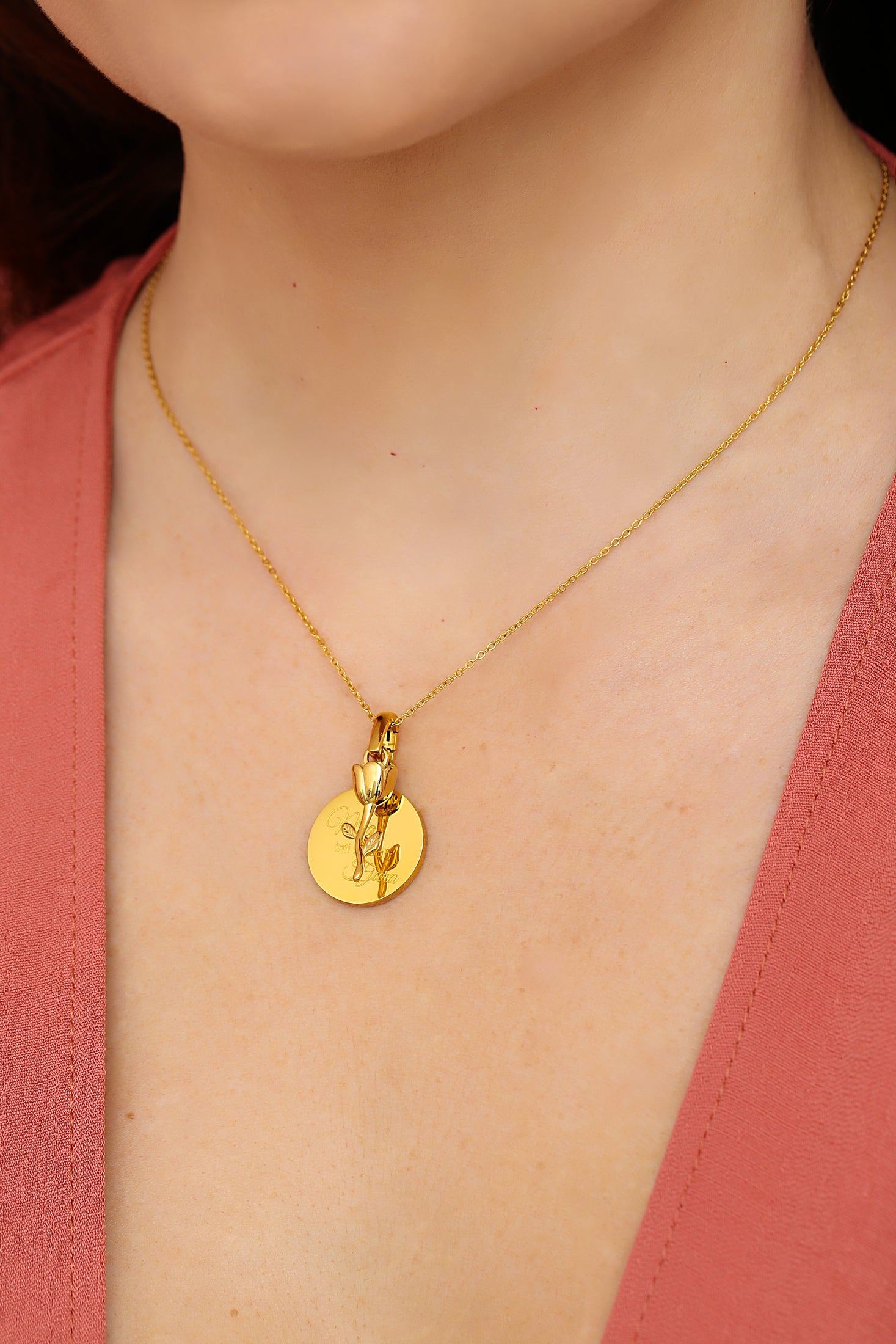 "Ma inti l-isbaħ Fjura" Engravable Pendant