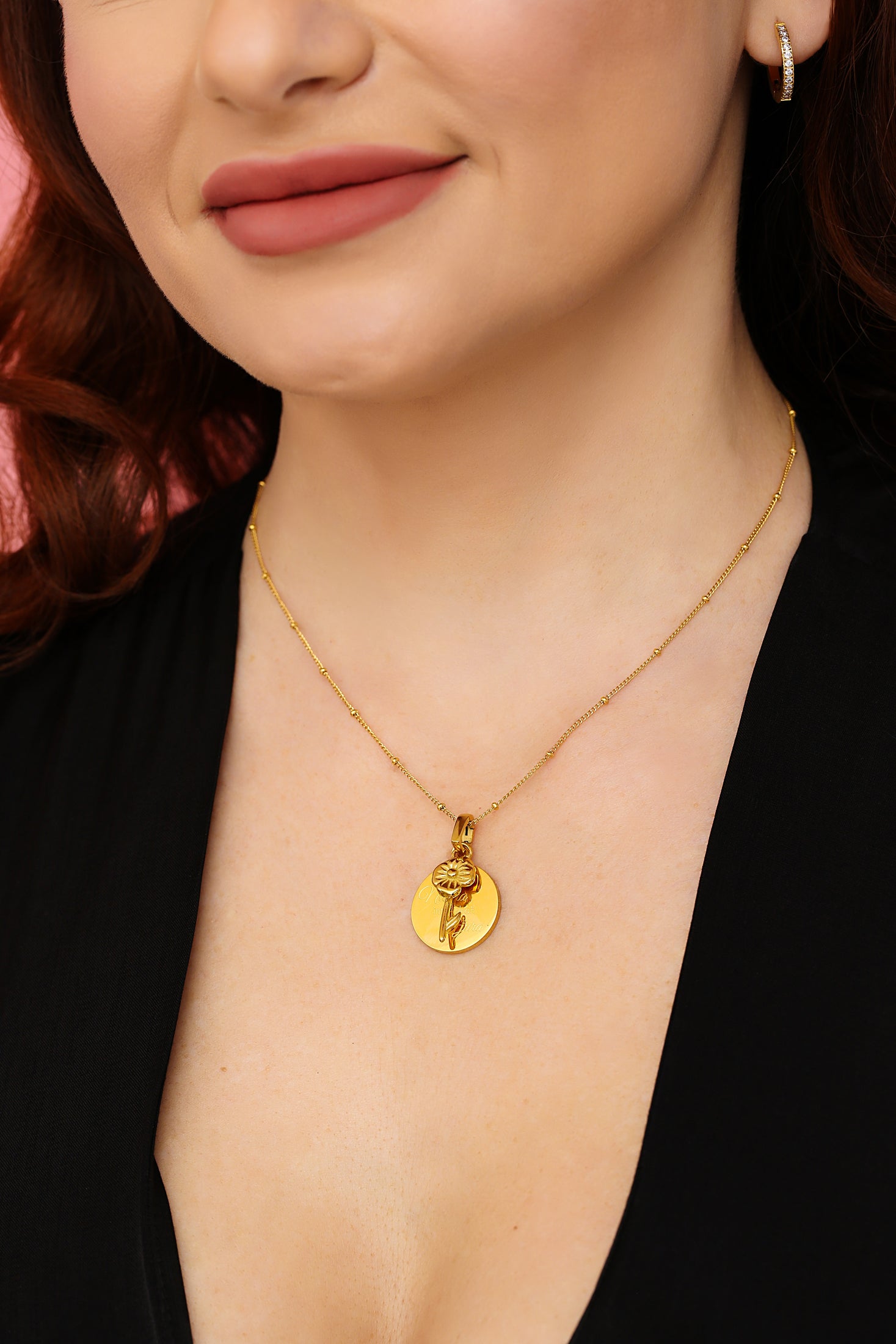 "Nanna inti l-isbaħ Fjura" Engravable Pendant