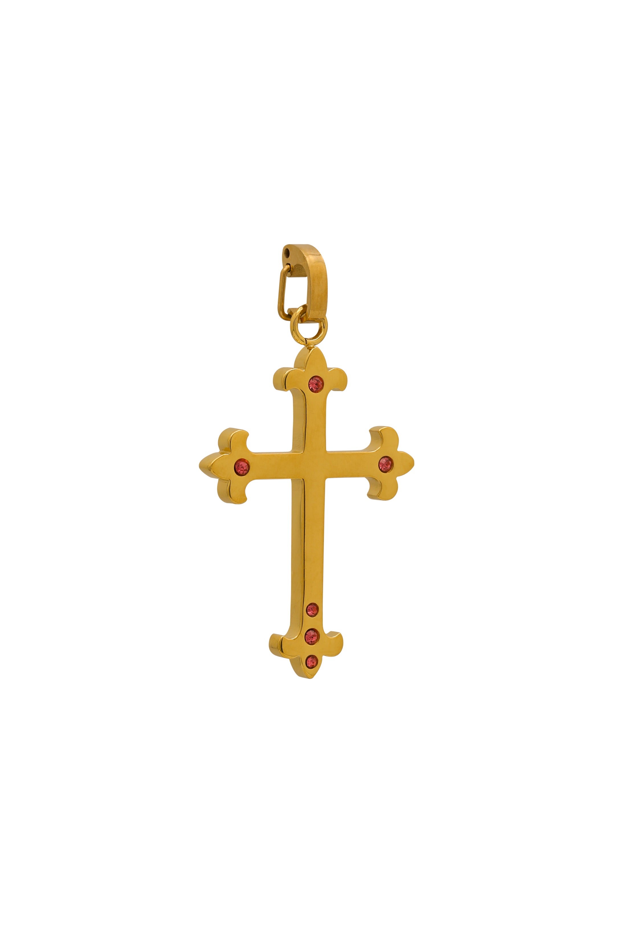 Pink Crystals Carisma Cross Pendant