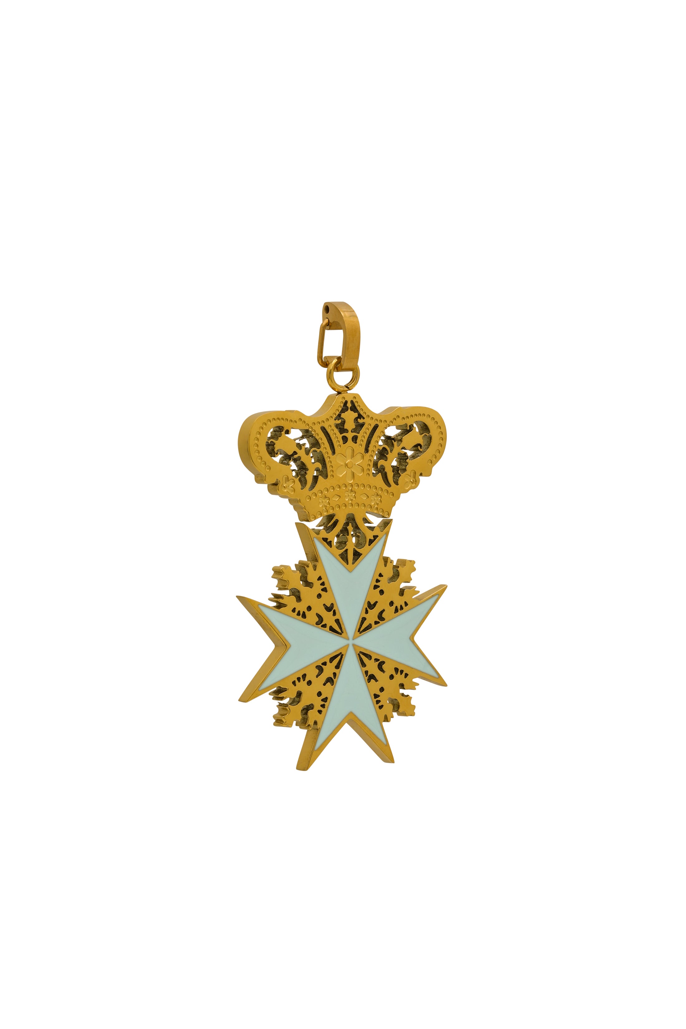 Pastel Imperial Maltese Cross Pendant