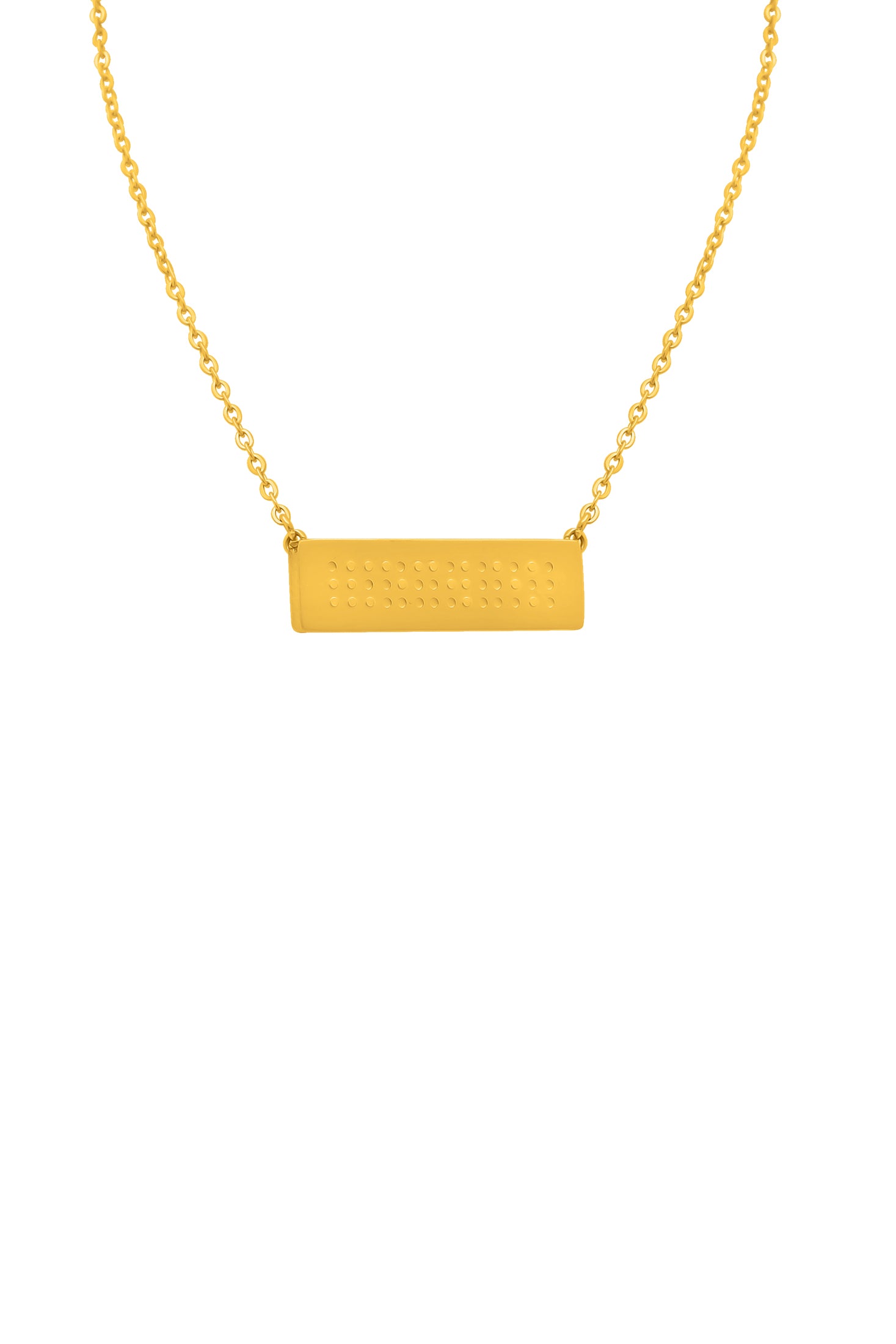 Braille Necklace