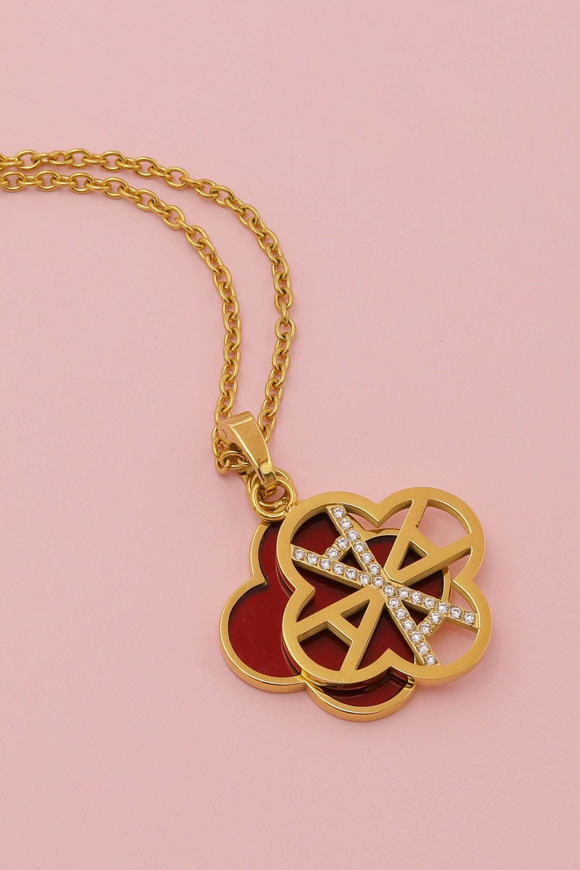 Riflessi Letter Pendant & Birthstone Chain Gift Set