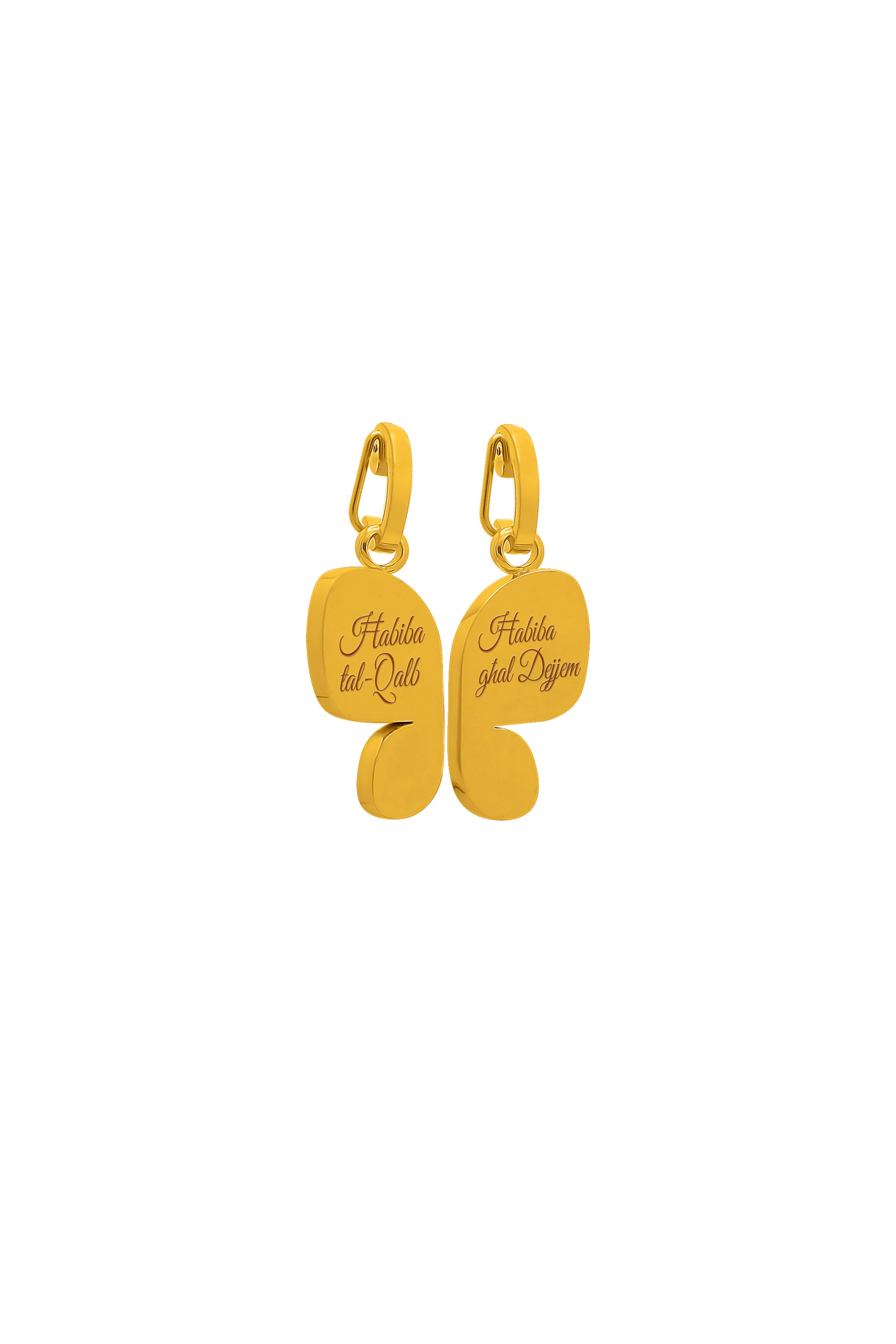 L-Aqwa Ħabiba Butterfly Wings Pendant Set