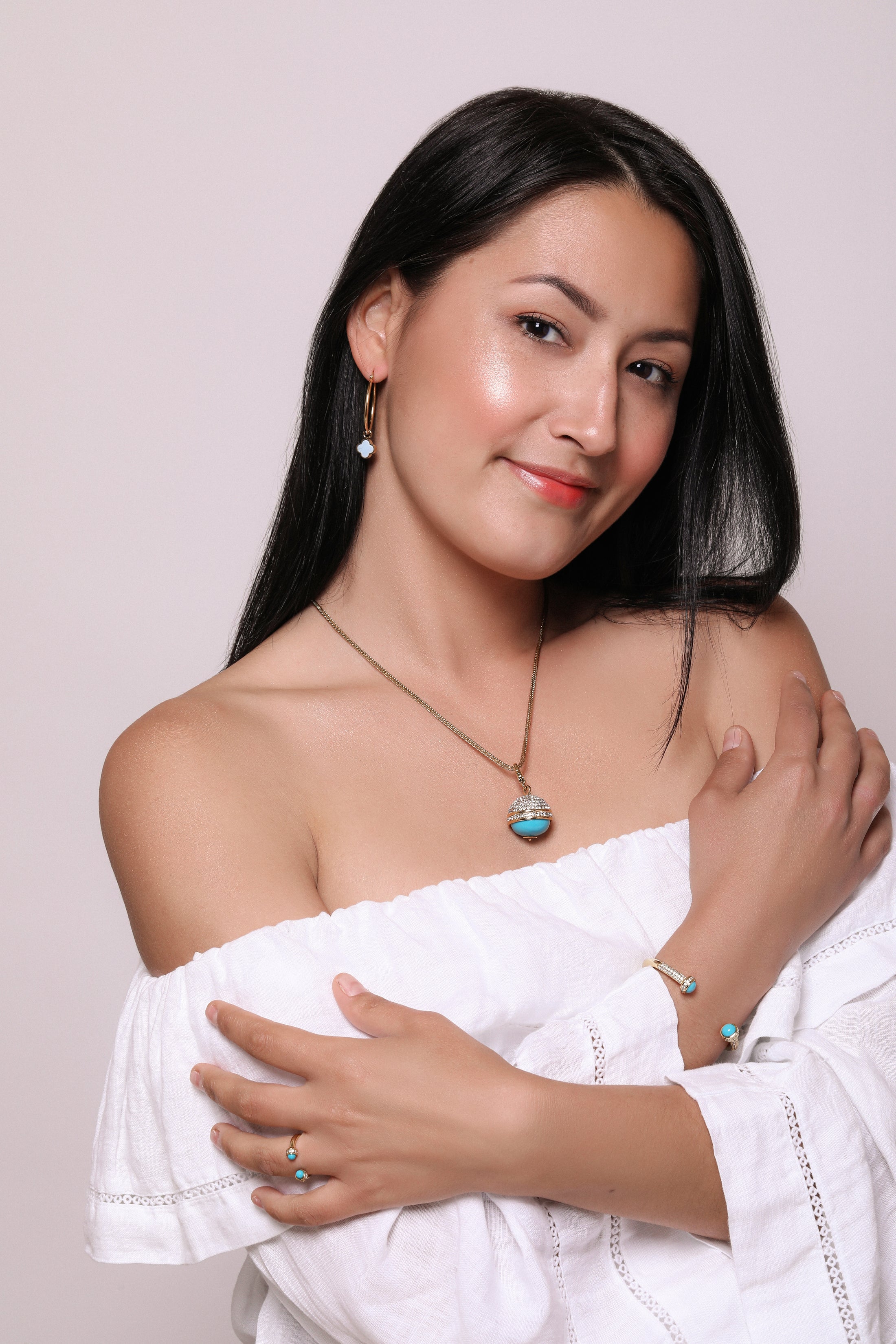 Turquoise Sphere Bangle