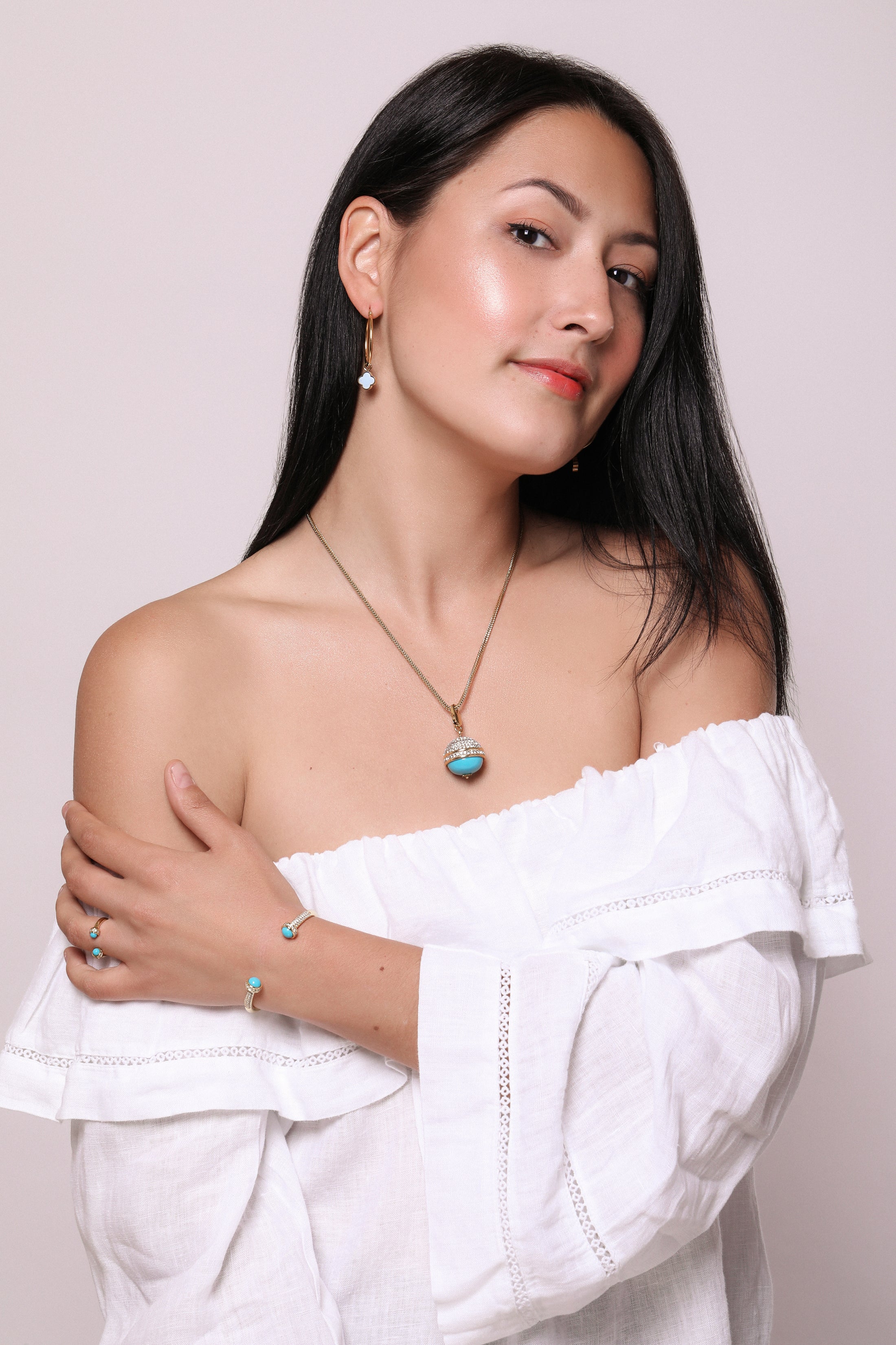 Turquoise Sphere Bangle