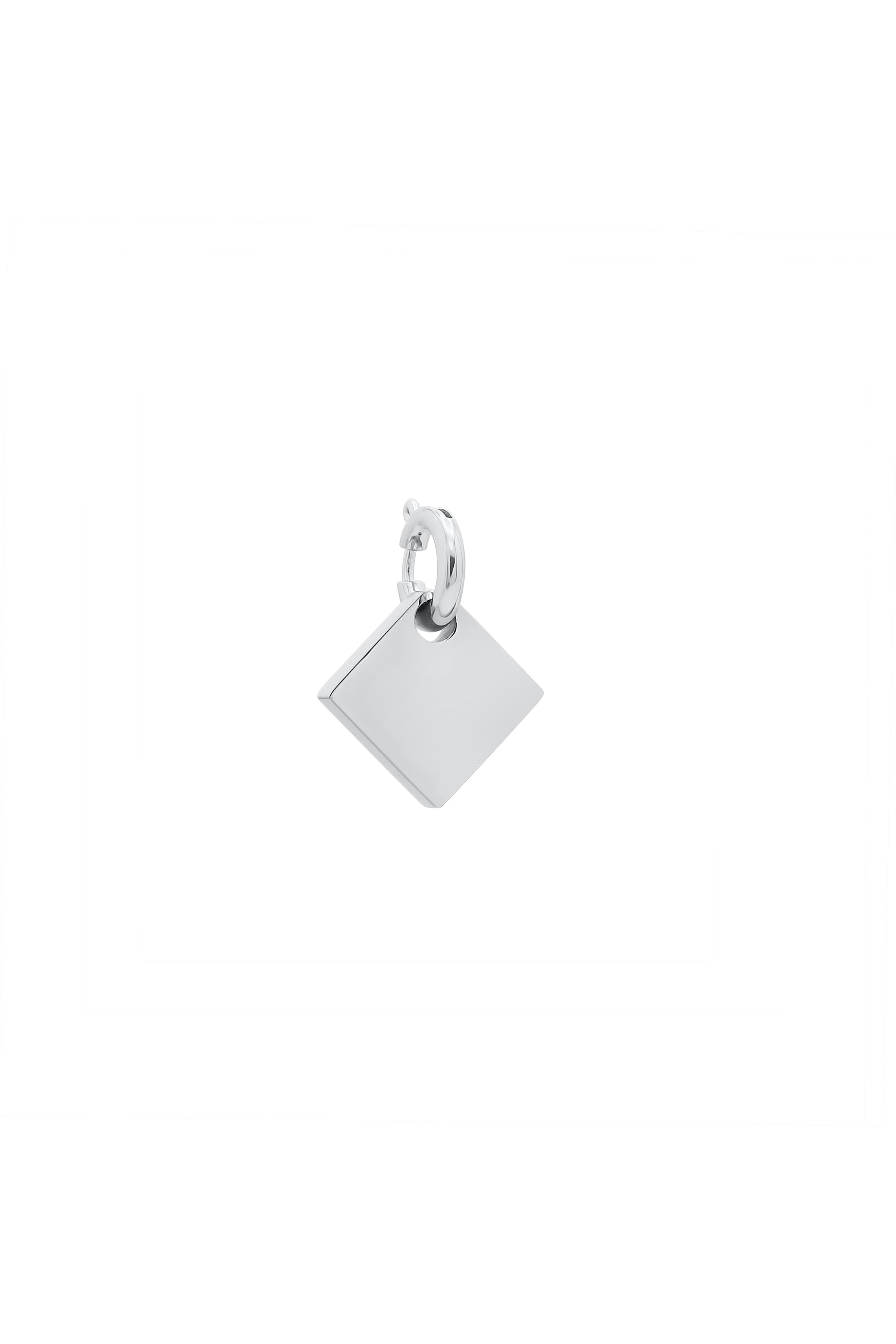 Silver Square & Carisma Letter Pendant Gift Set