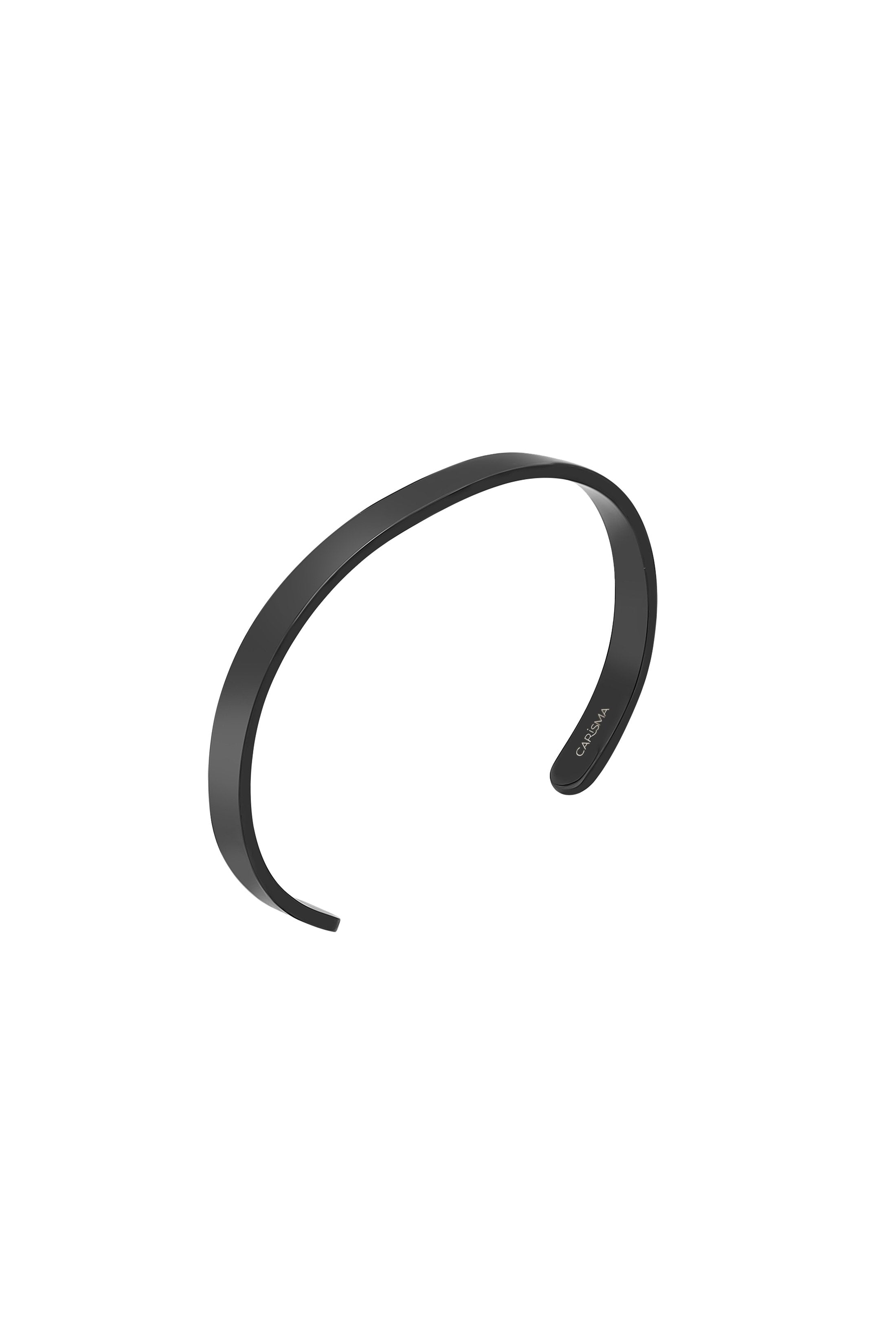 Matte Black Engravable Bangle