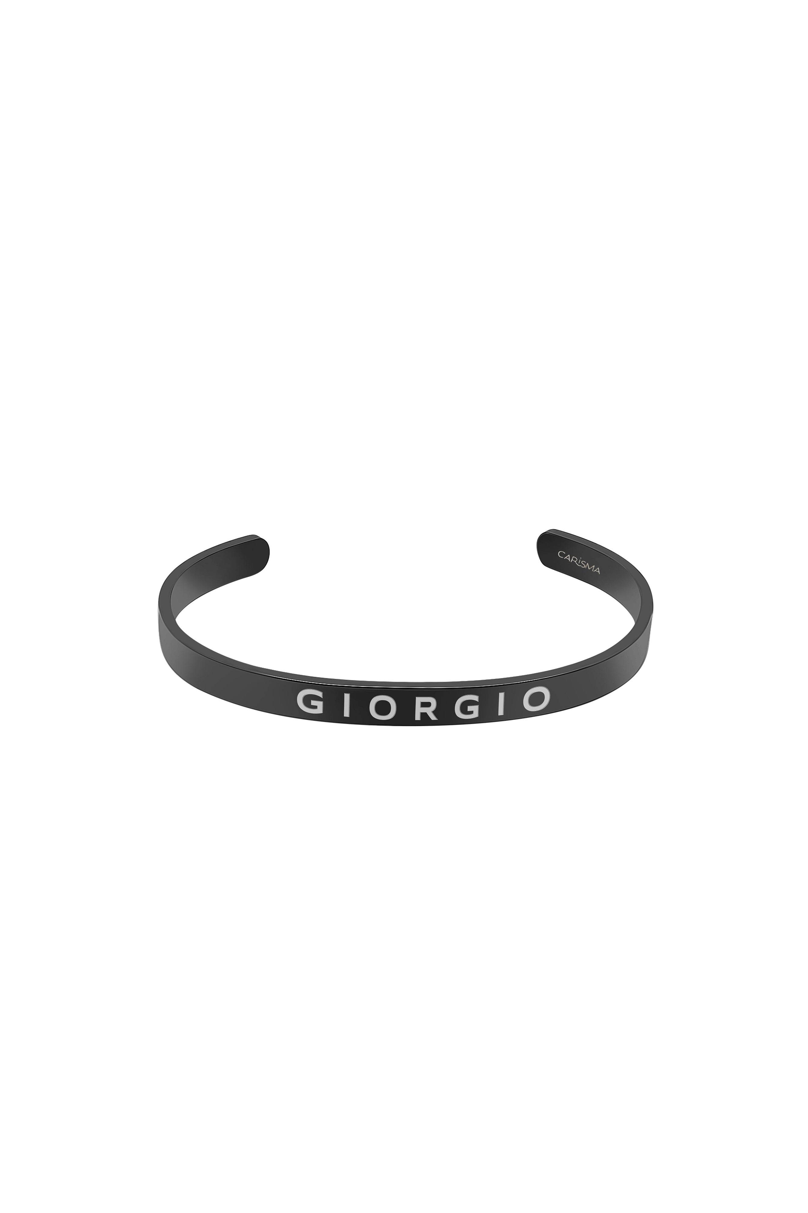 Matte Black Engravable Bangle