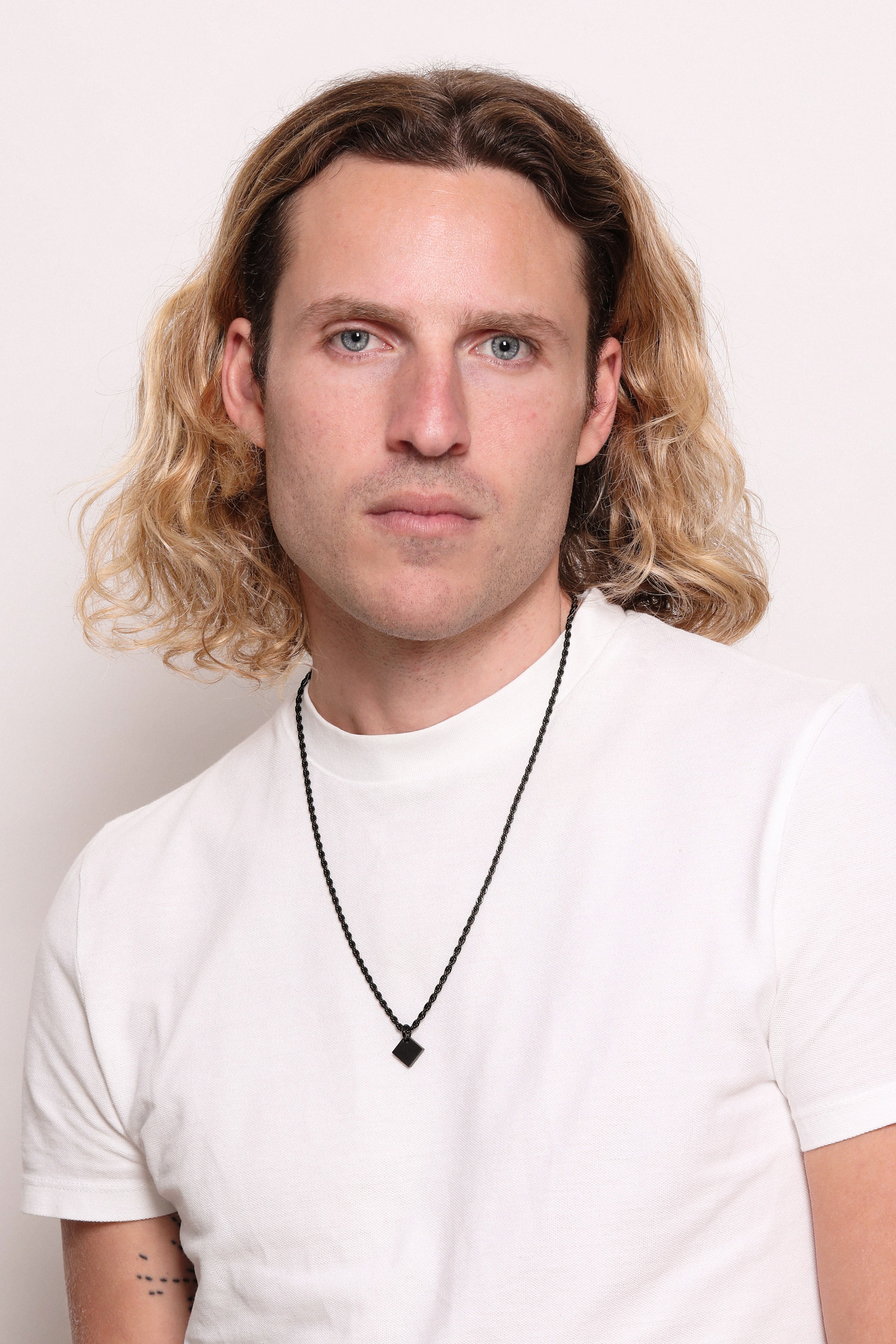 Black Square Pendant