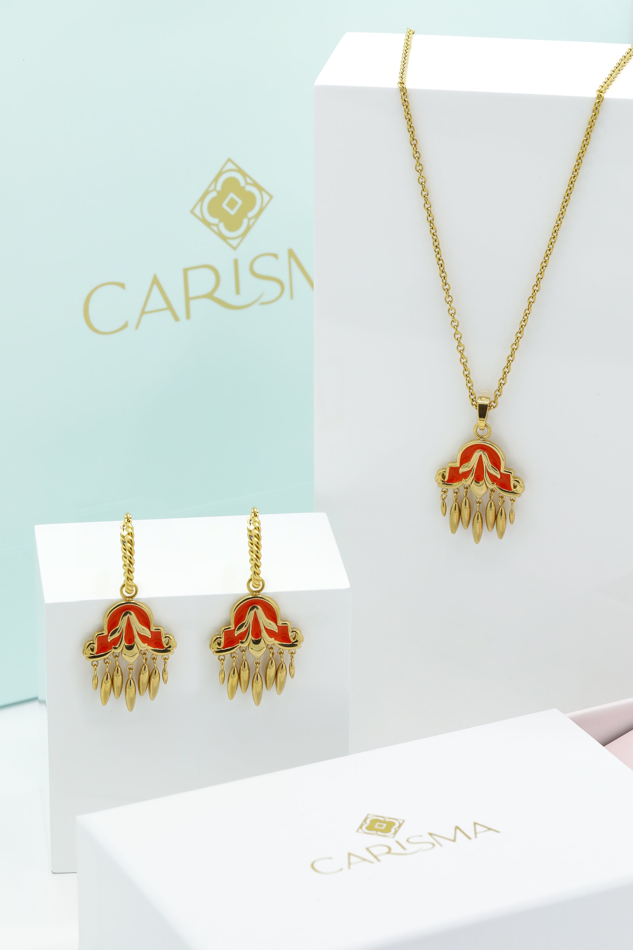 San Gejtanu Pendant & Earring Gift Set