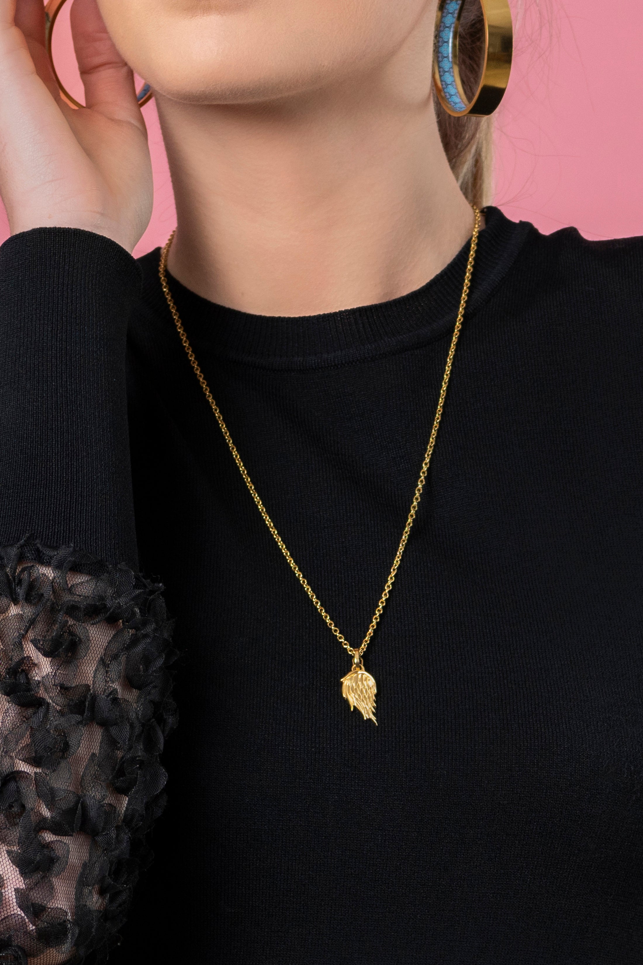 L-Aqwa Ħabiba Angel Wings - Left Pendant