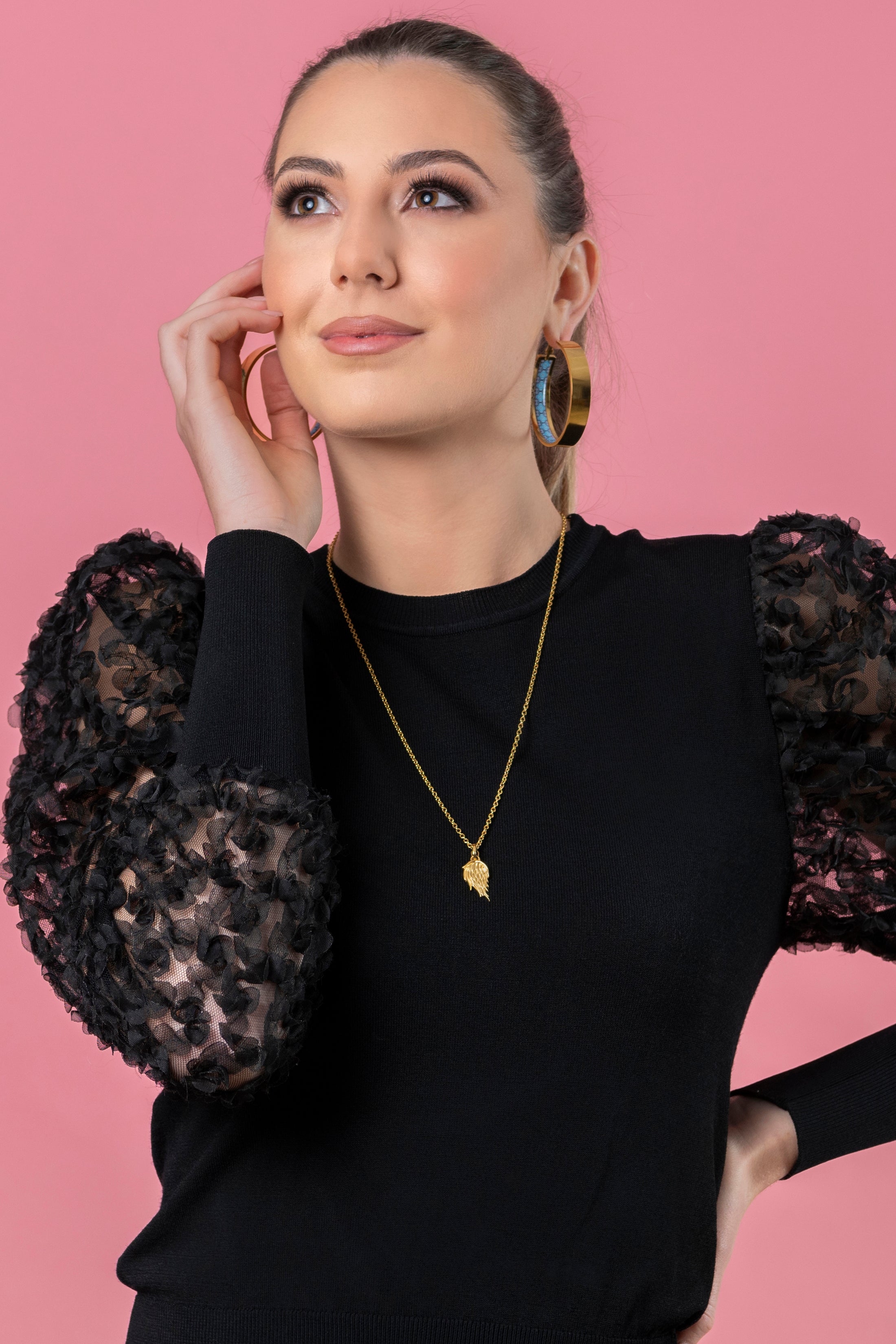 L-Aqwa Ħabiba Angel Wings - Left Pendant