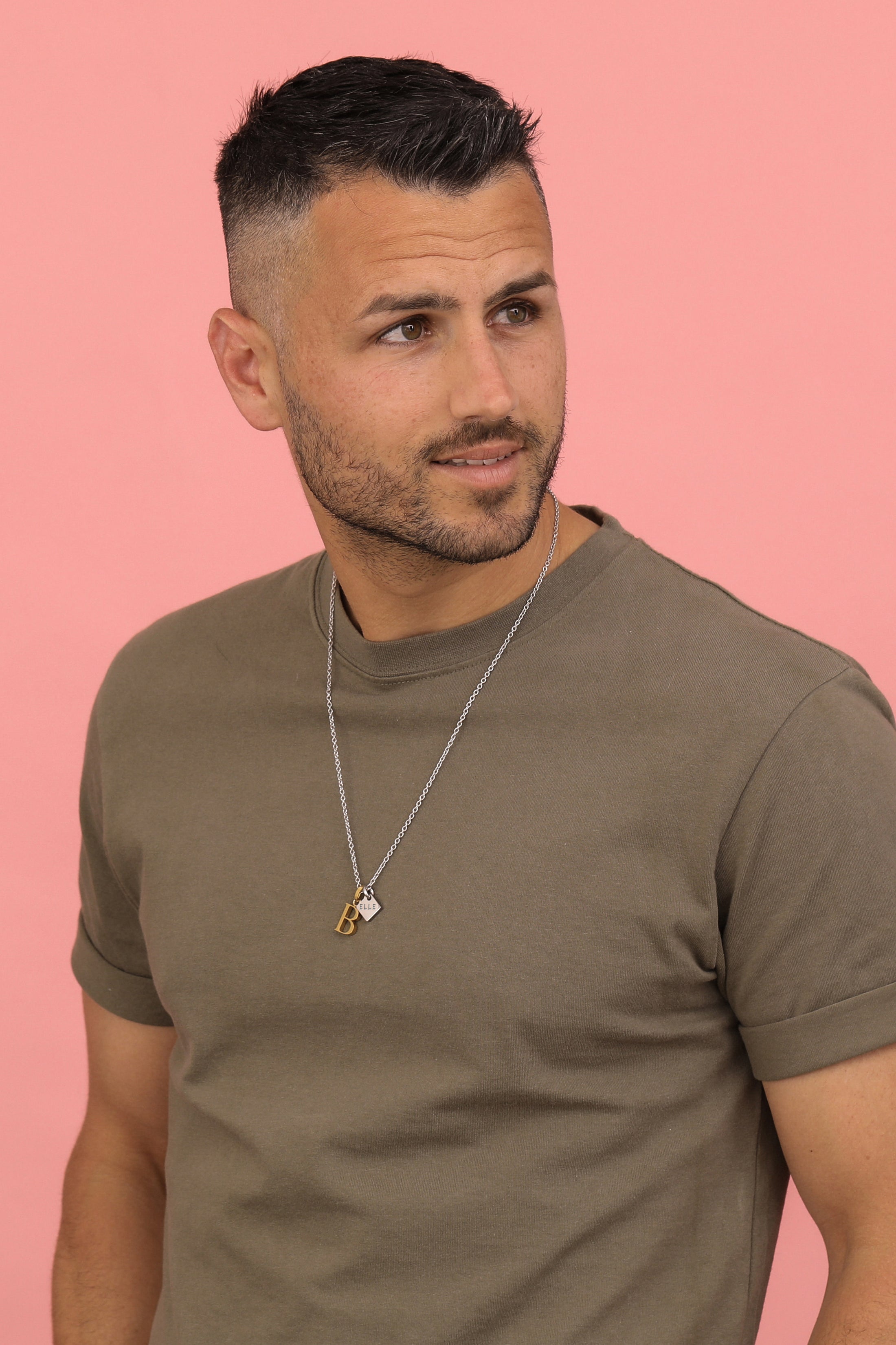 Black Square Pendant