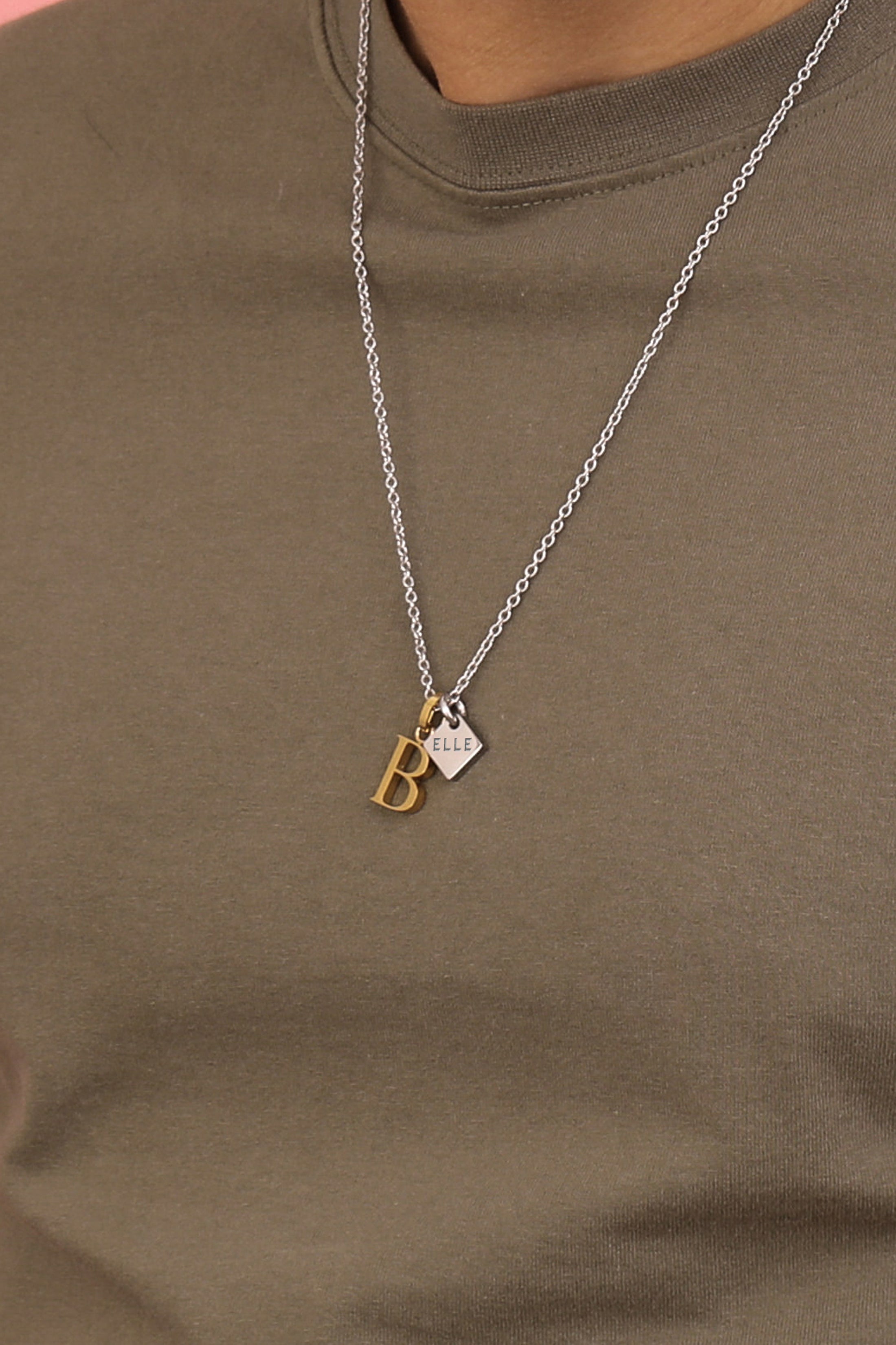 Black Square Pendant