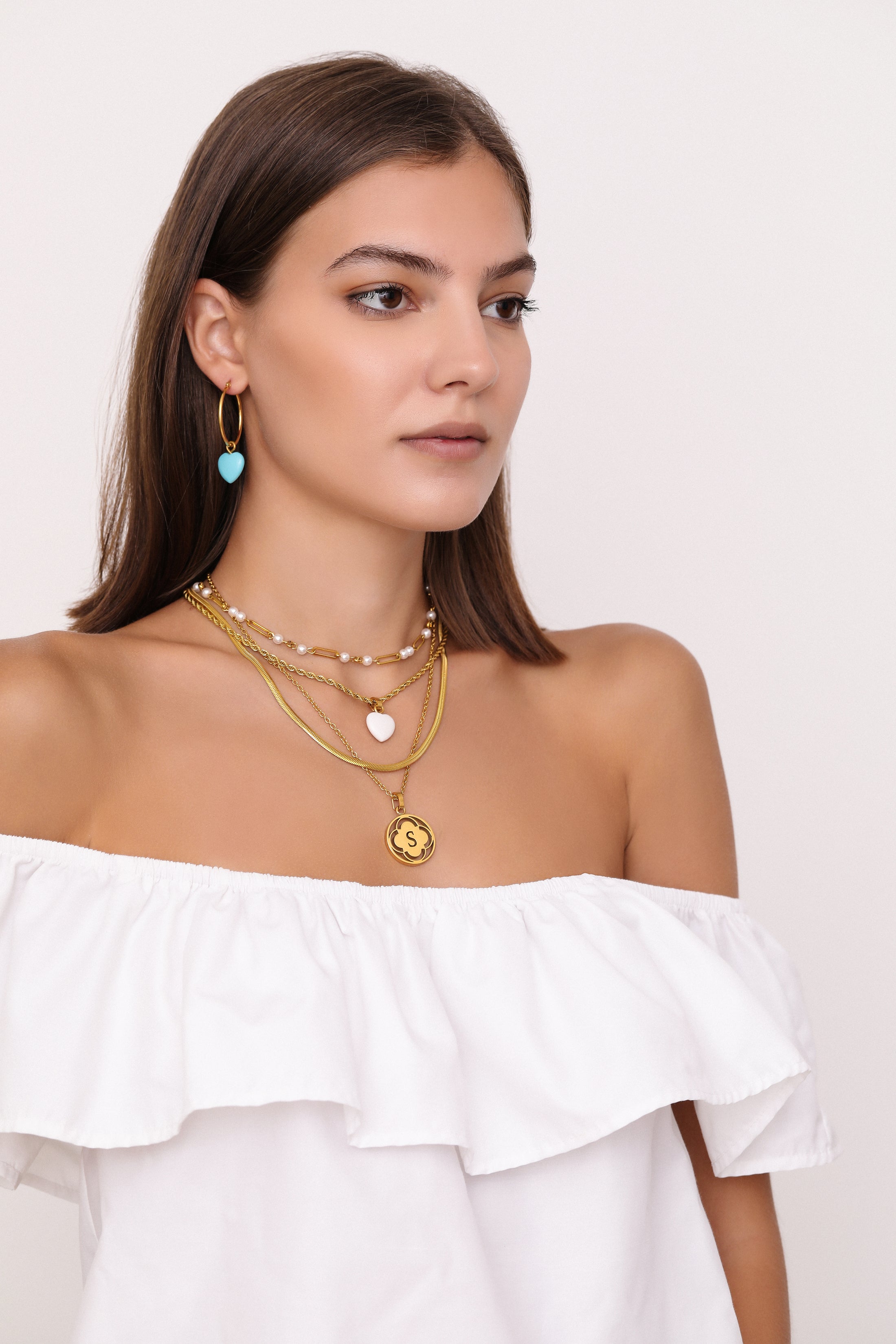 Freshwater Pearl Link Chain Necklace