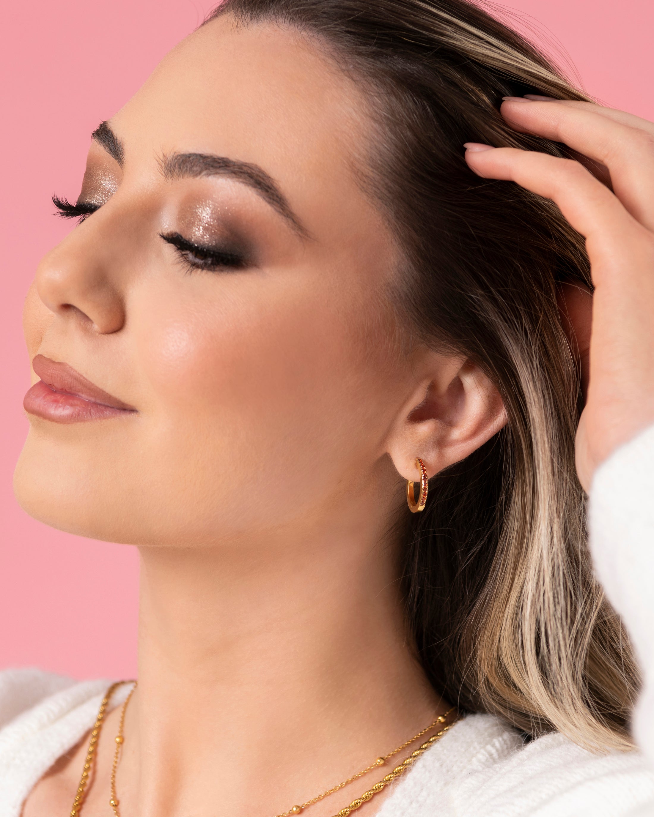 Carisma Birthstone Hoop Earring Set