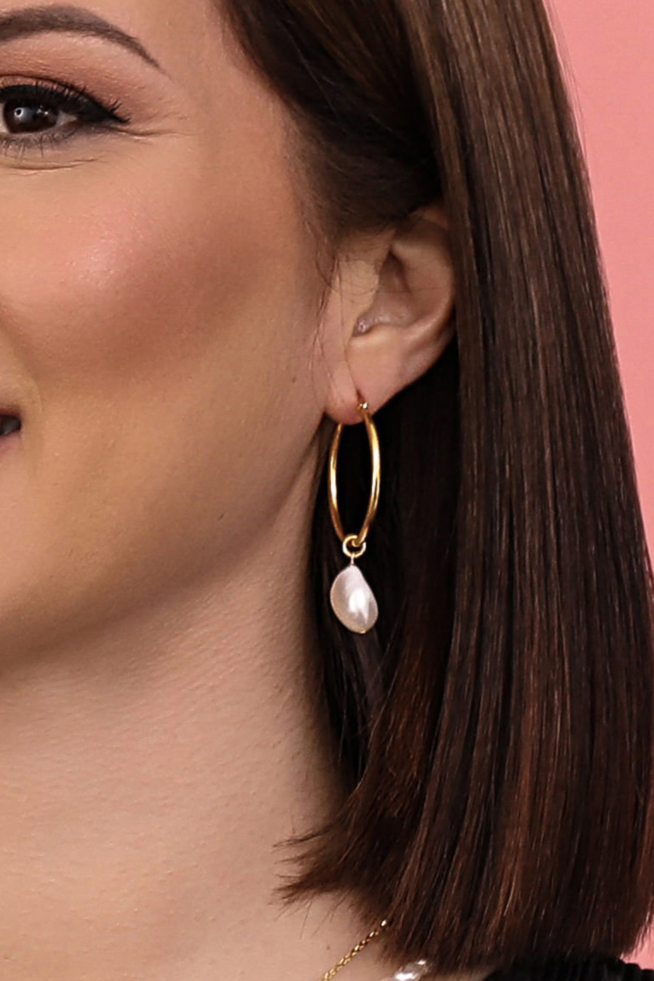 Freshwater Pearl Pendant Earring Set