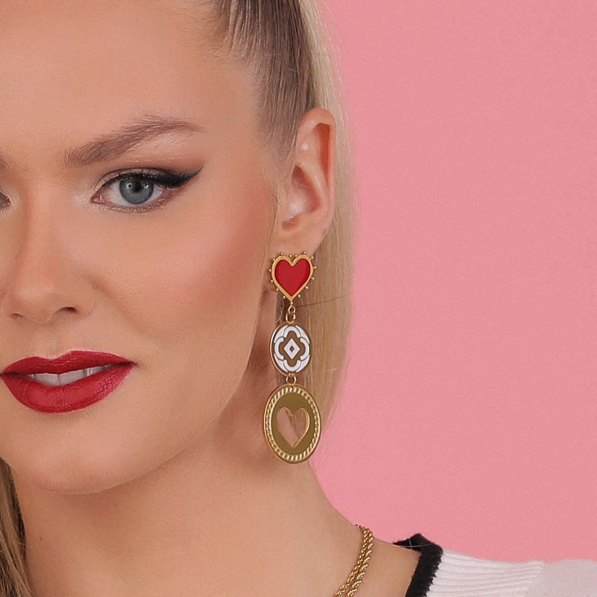 Carisma Love Statement Earring Set