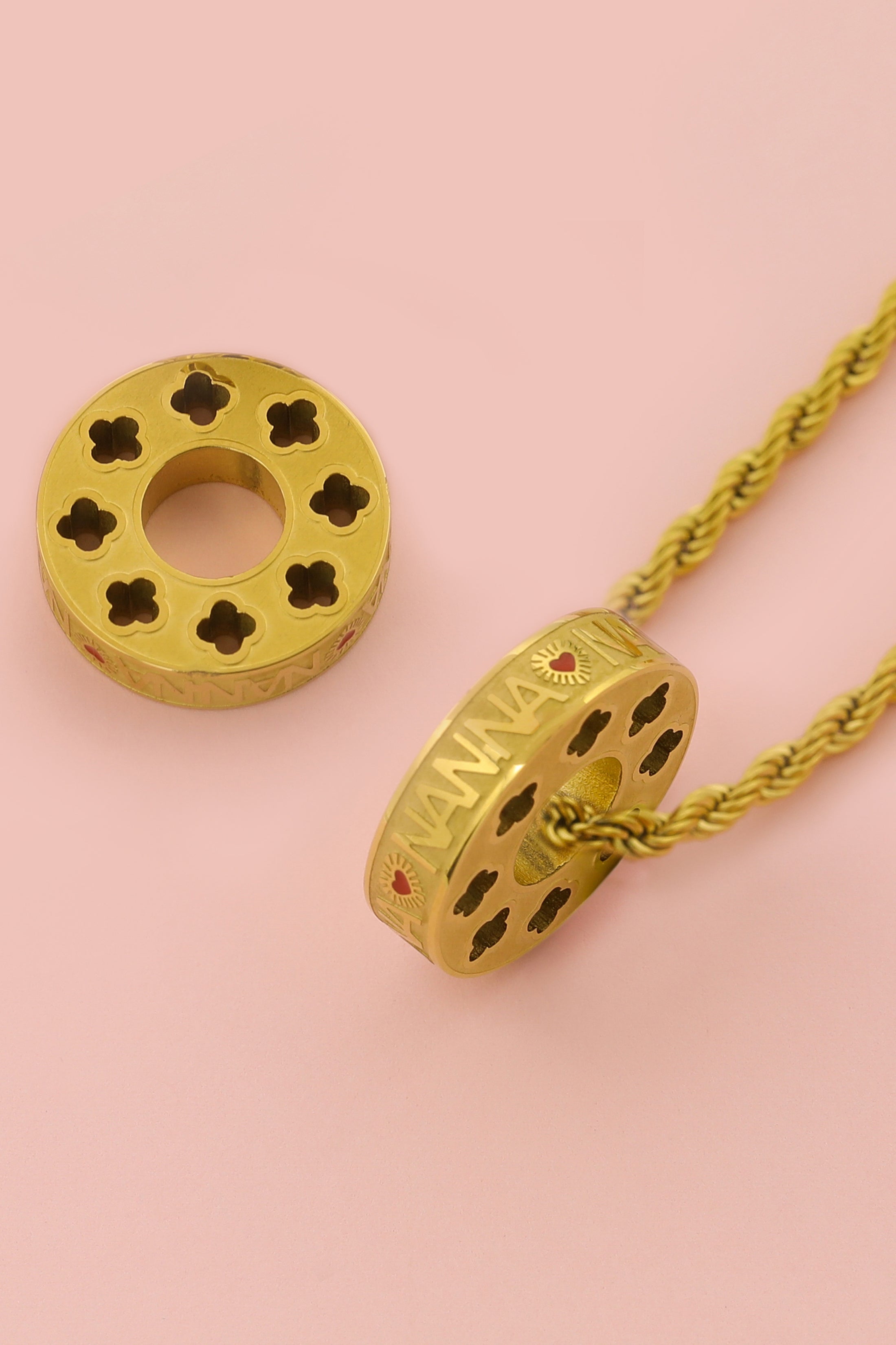 "Qalbi Nanna" Ring Pendant