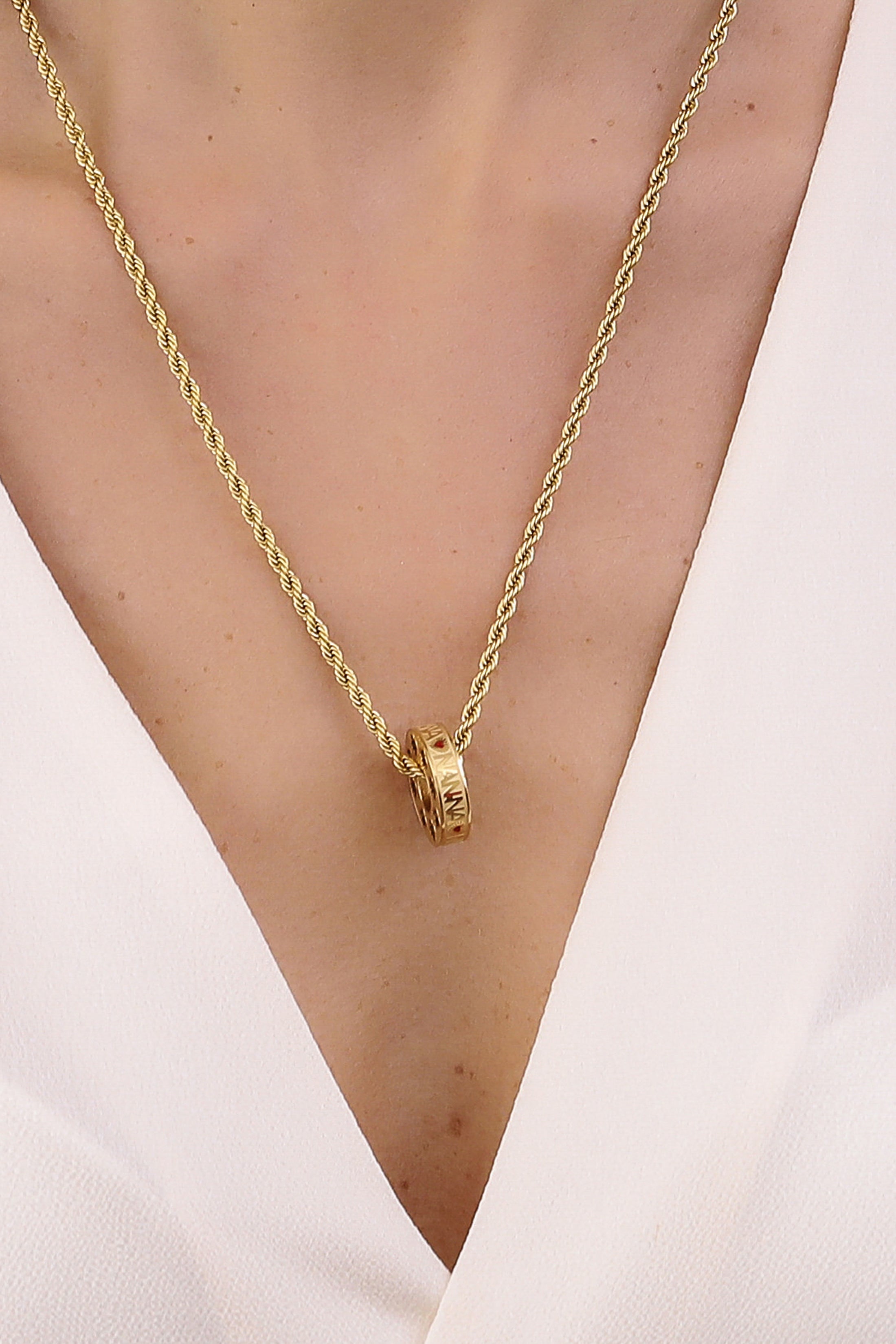 "Qalbi Nanna" Ring Pendant