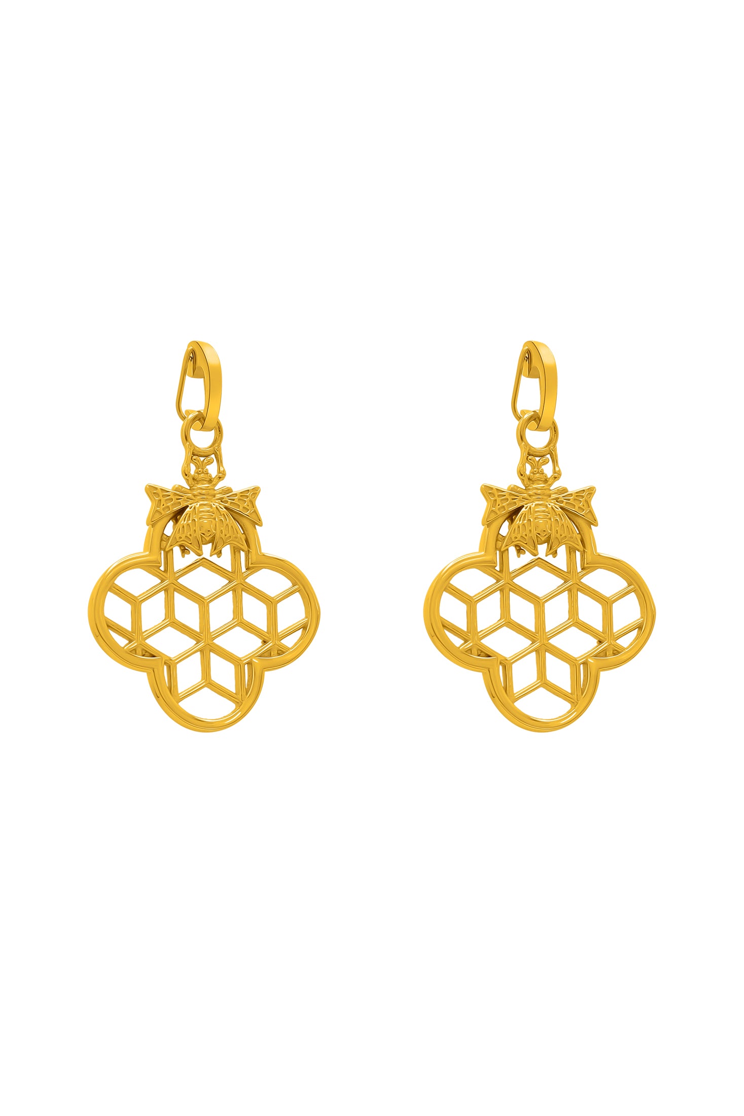 Reġina Carisma Logo Pendant Earring Set