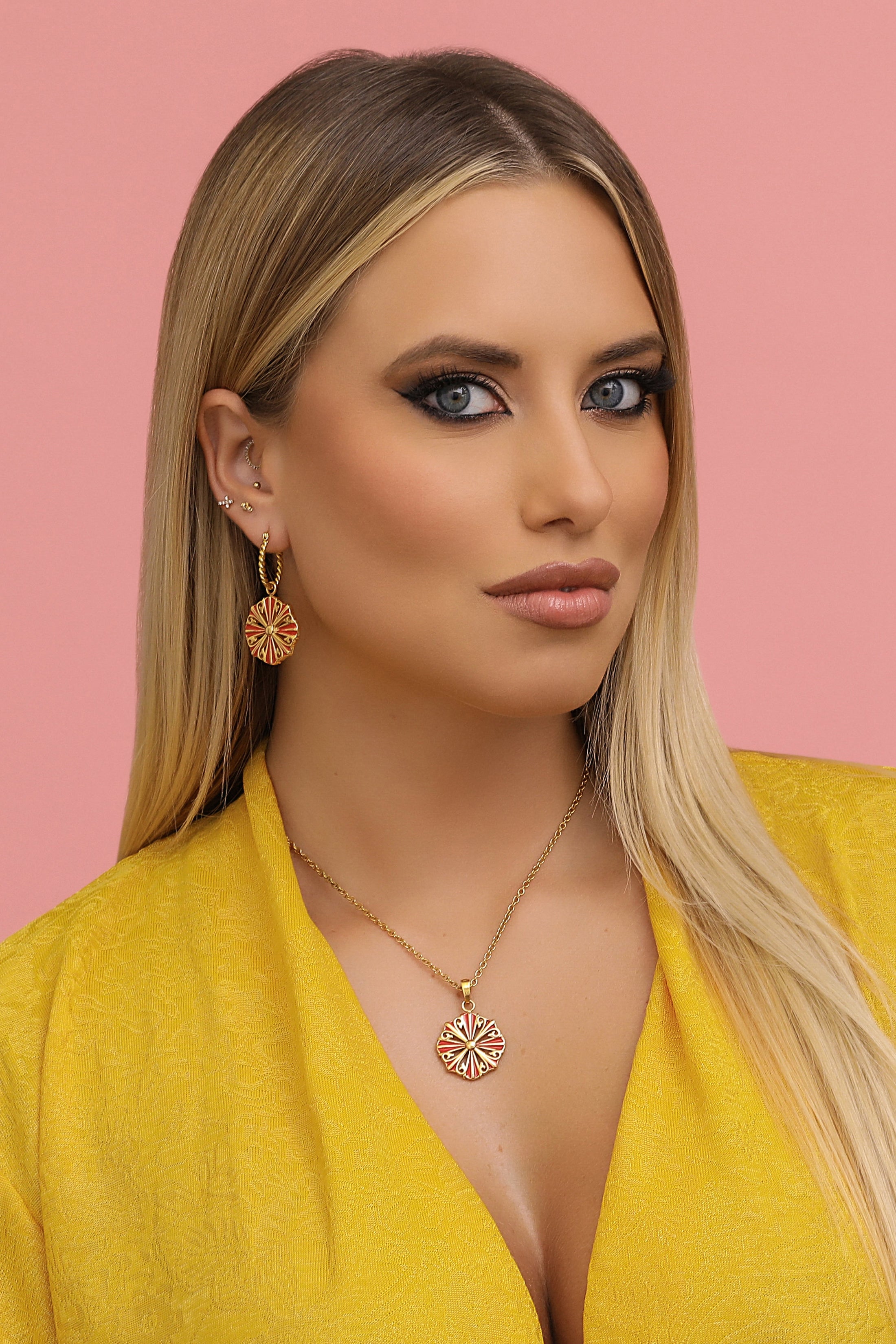 San Bastjan Pendant & Earring Gift Set