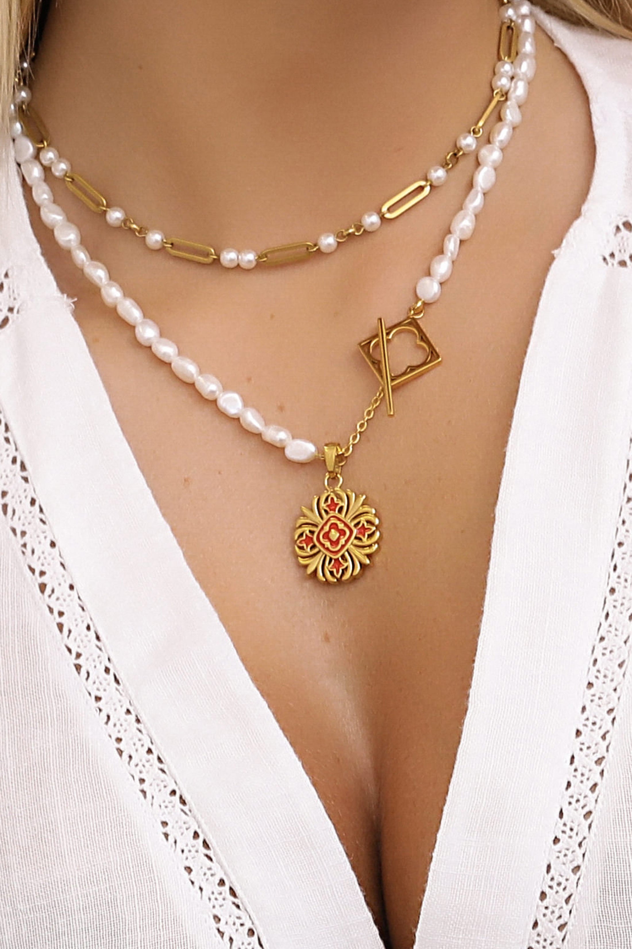 San Ġorġ Pendant & Earring Gift Set