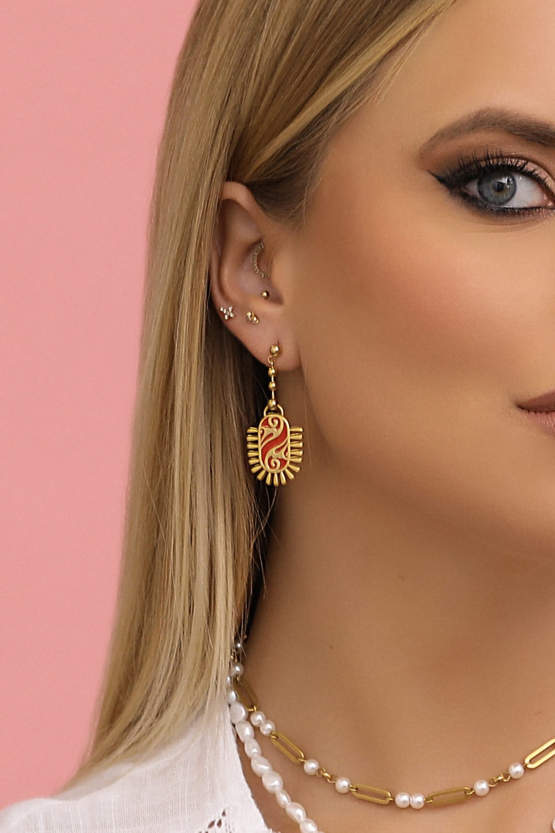 San Bastjan Pendant, Pompej Bangle & Sant&