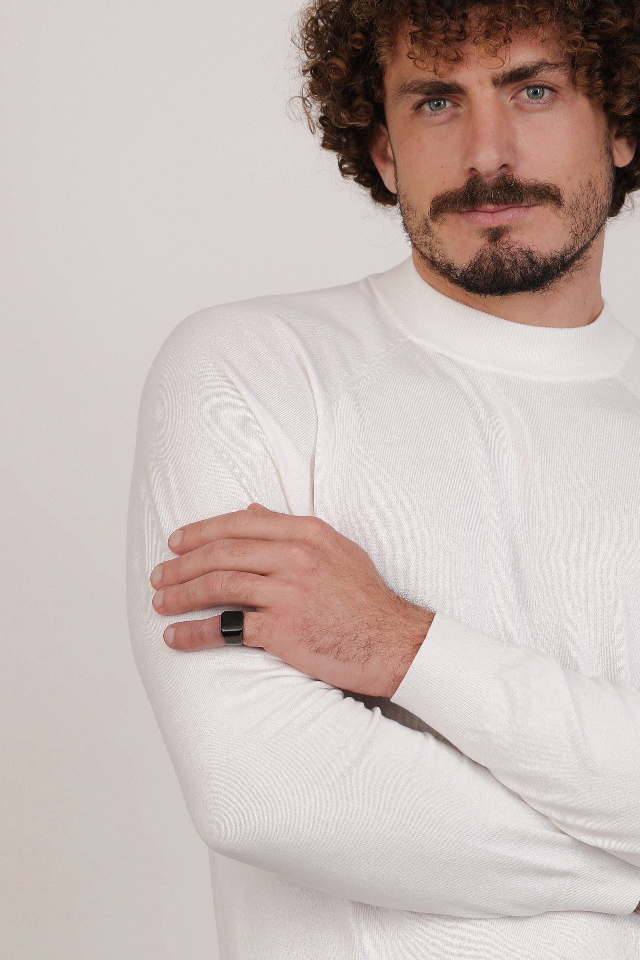 Matte Black Square Engravable Ring