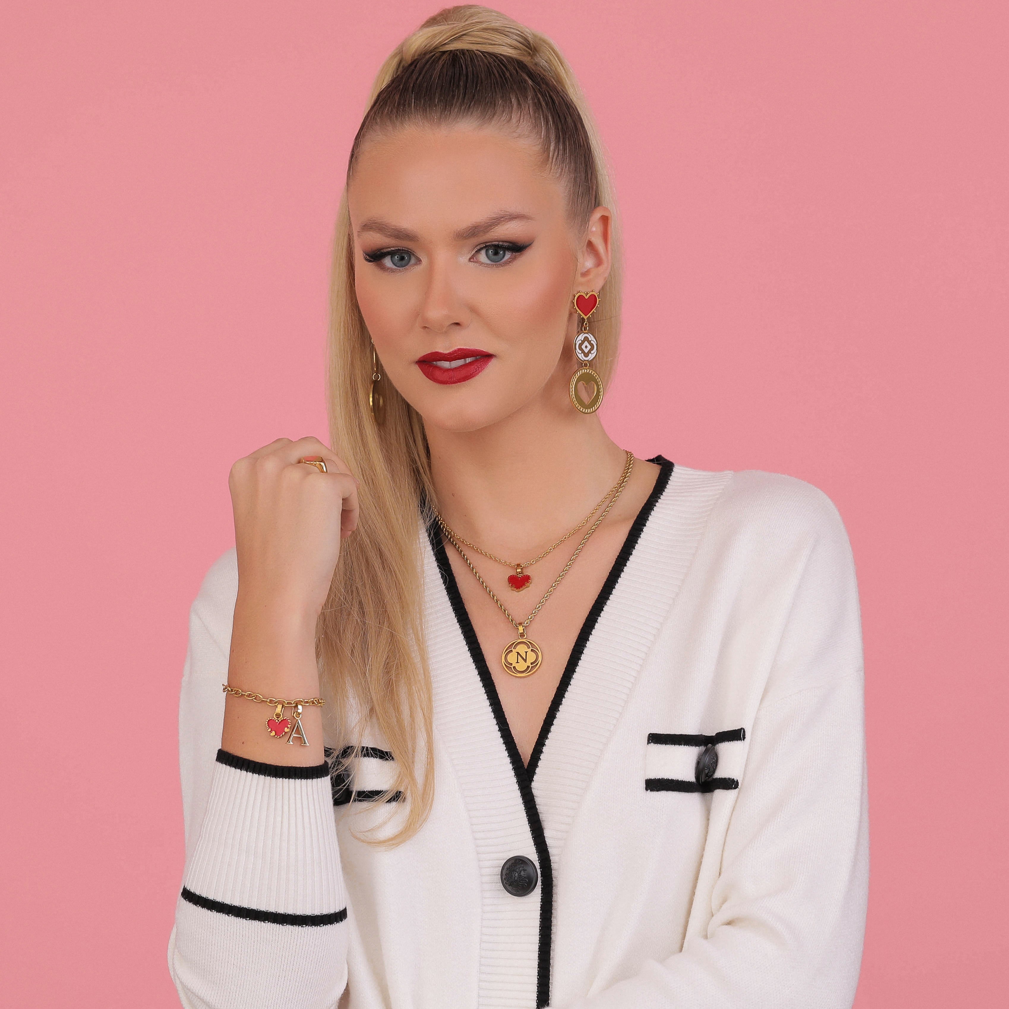 Carisma Love Statement Earring Set