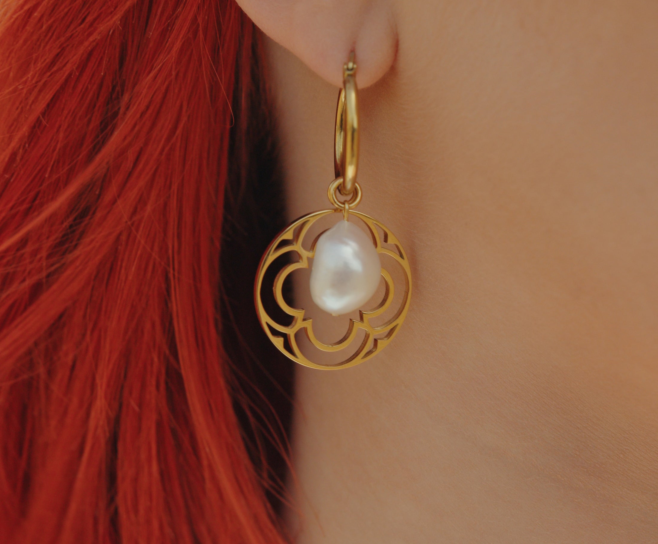 Freshwater Pearl Pendant Earring Set