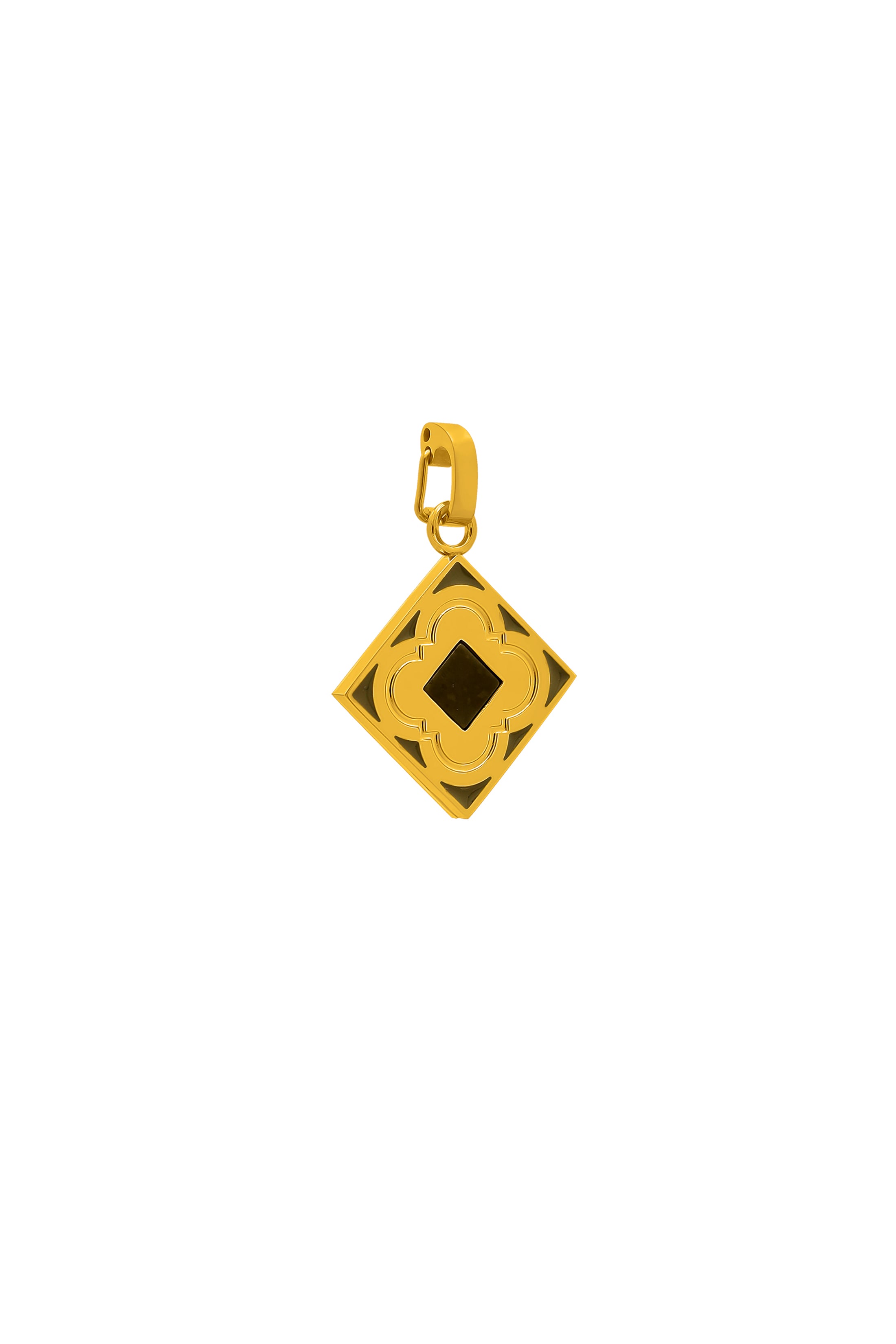 Agate Logo Stone Pendant