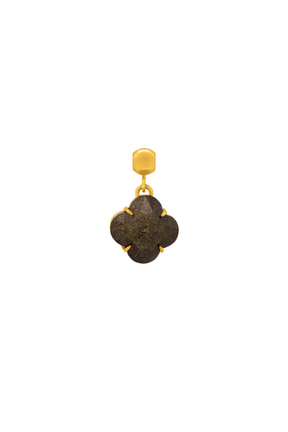 "Healing" Golden Obsidian Stone Toggle Charm Pendant
