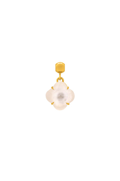 "Intuition" Mother of Pearl Stone Toggle Charm Pendant