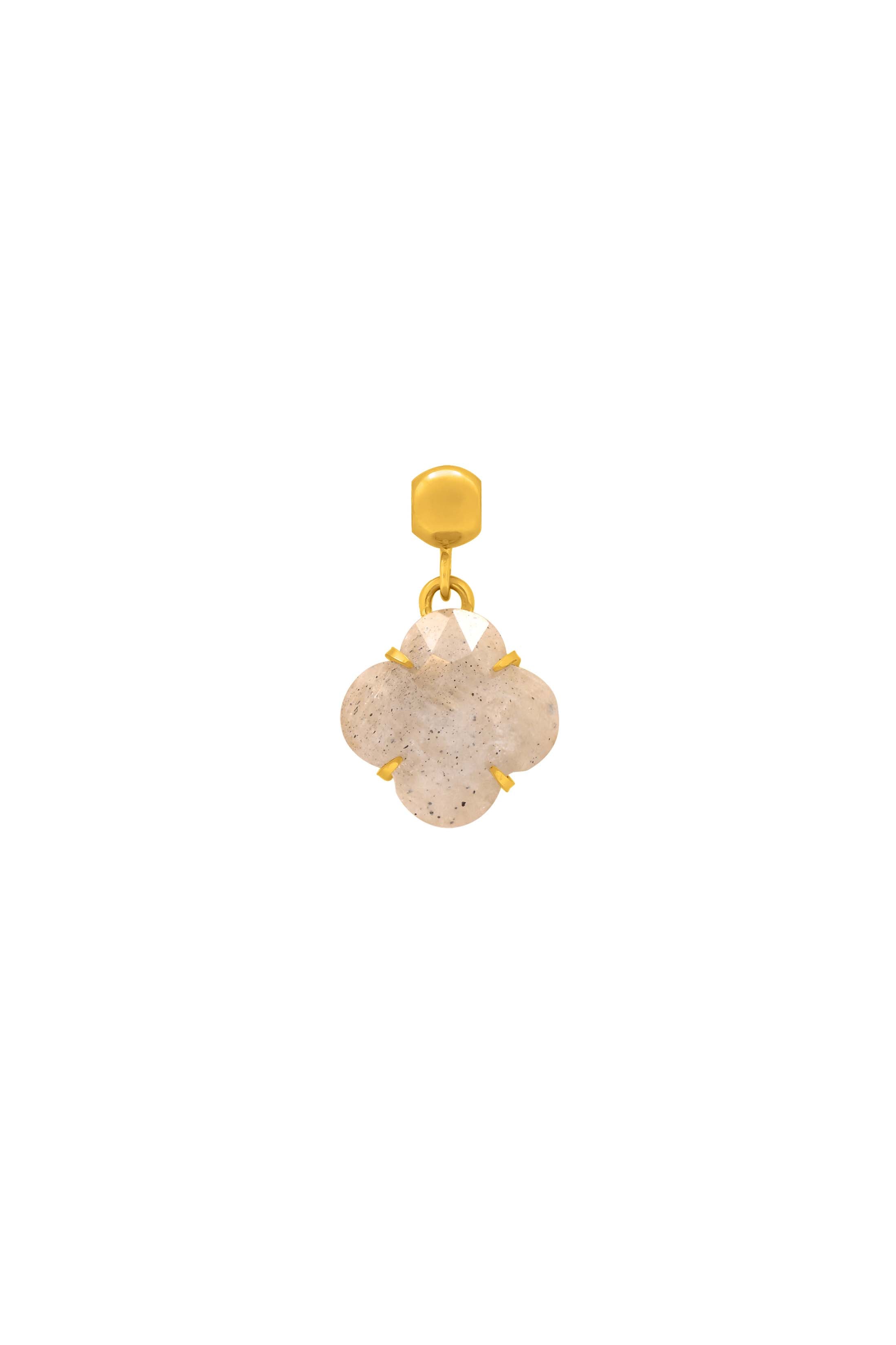 "Strength" Labradorite Stone Toggle Charm Pendant