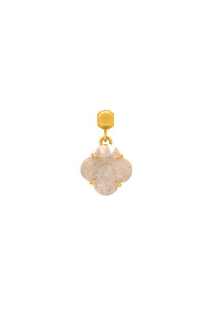 "Strength" Labradorite Stone Toggle Charm Pendant