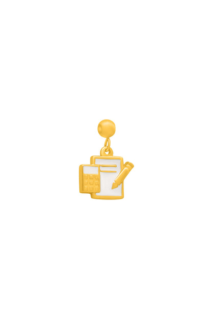 Accountant Toggle Charm Pendant