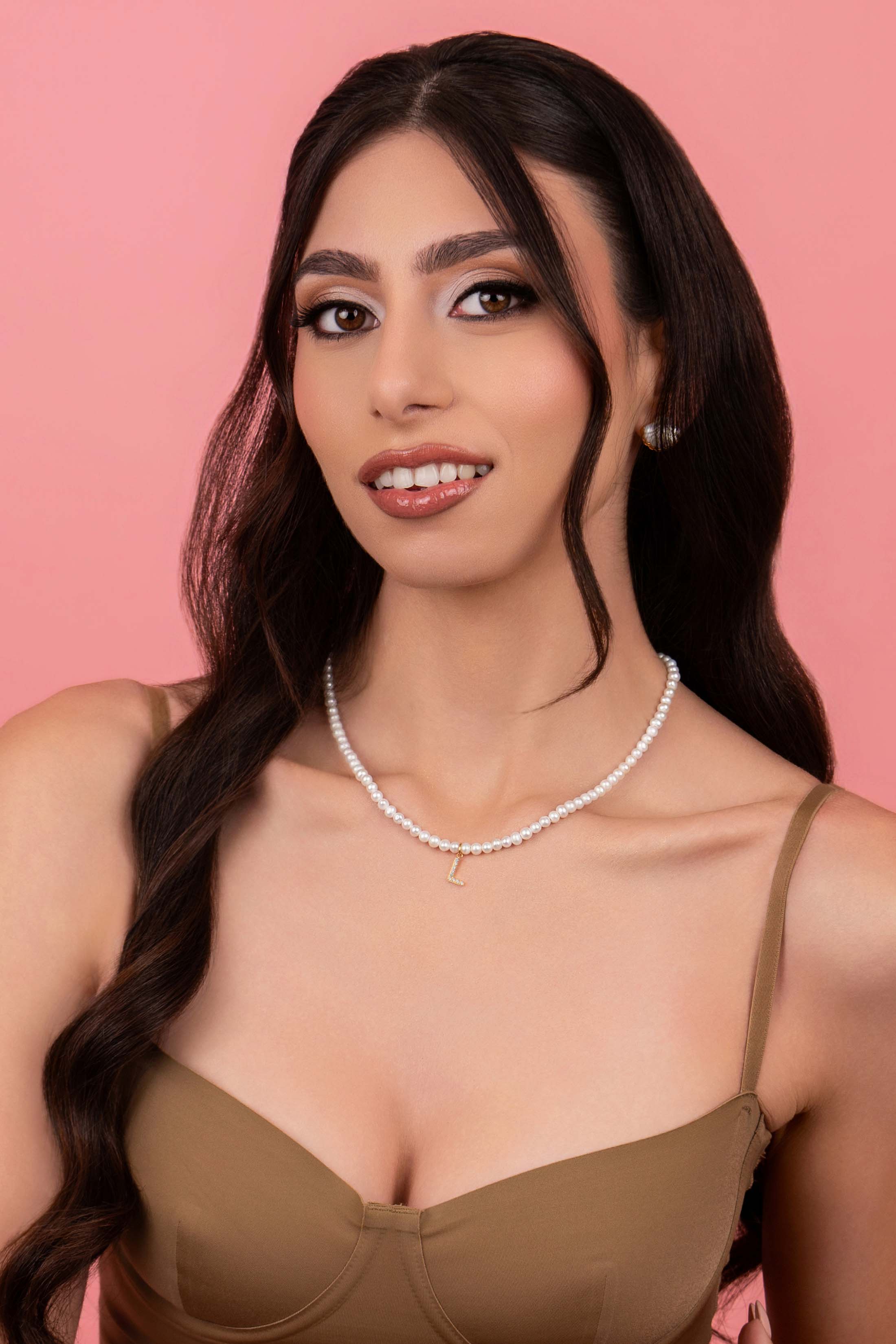 Initial Freshwater Pearl Necklace