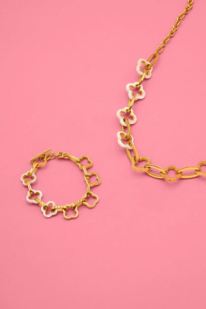 Tortessa Pearl Icon Bracelet &amp; Necklace Gift Set